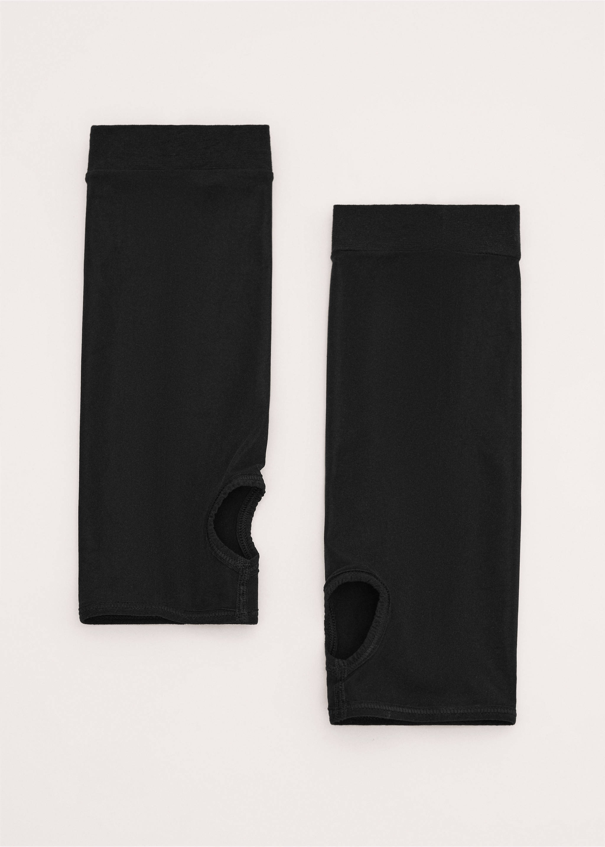 Open-toe socks - Article without model, Black. Ref: 27064441-00.