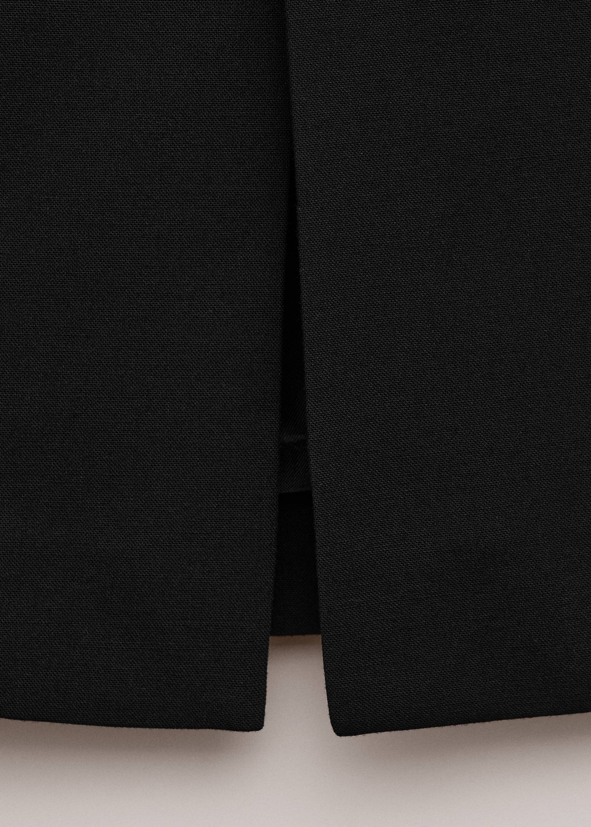 Jupe midi laine mélangée - Détail de l'article 0