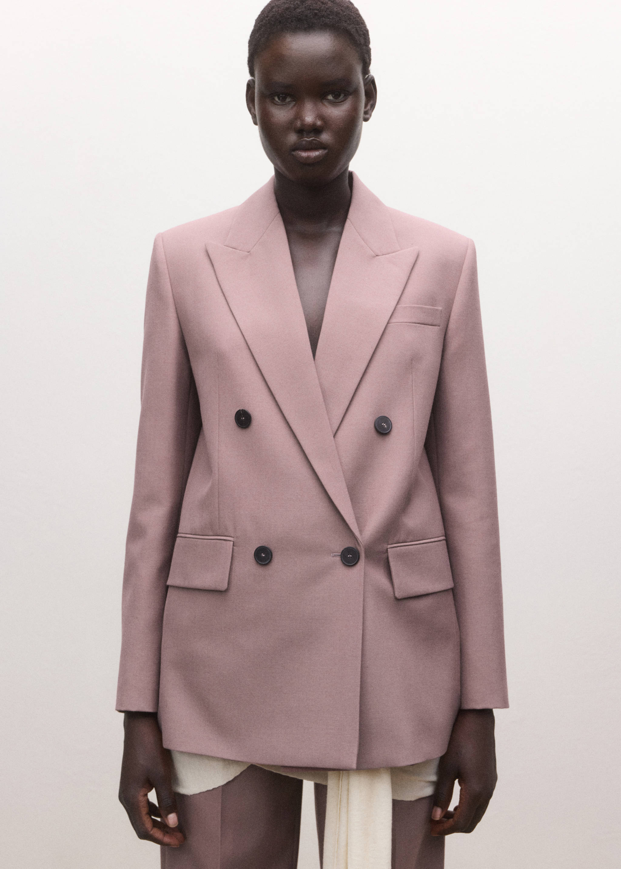 Blazer costume en laine double boutonnage - Détail de l'article 2