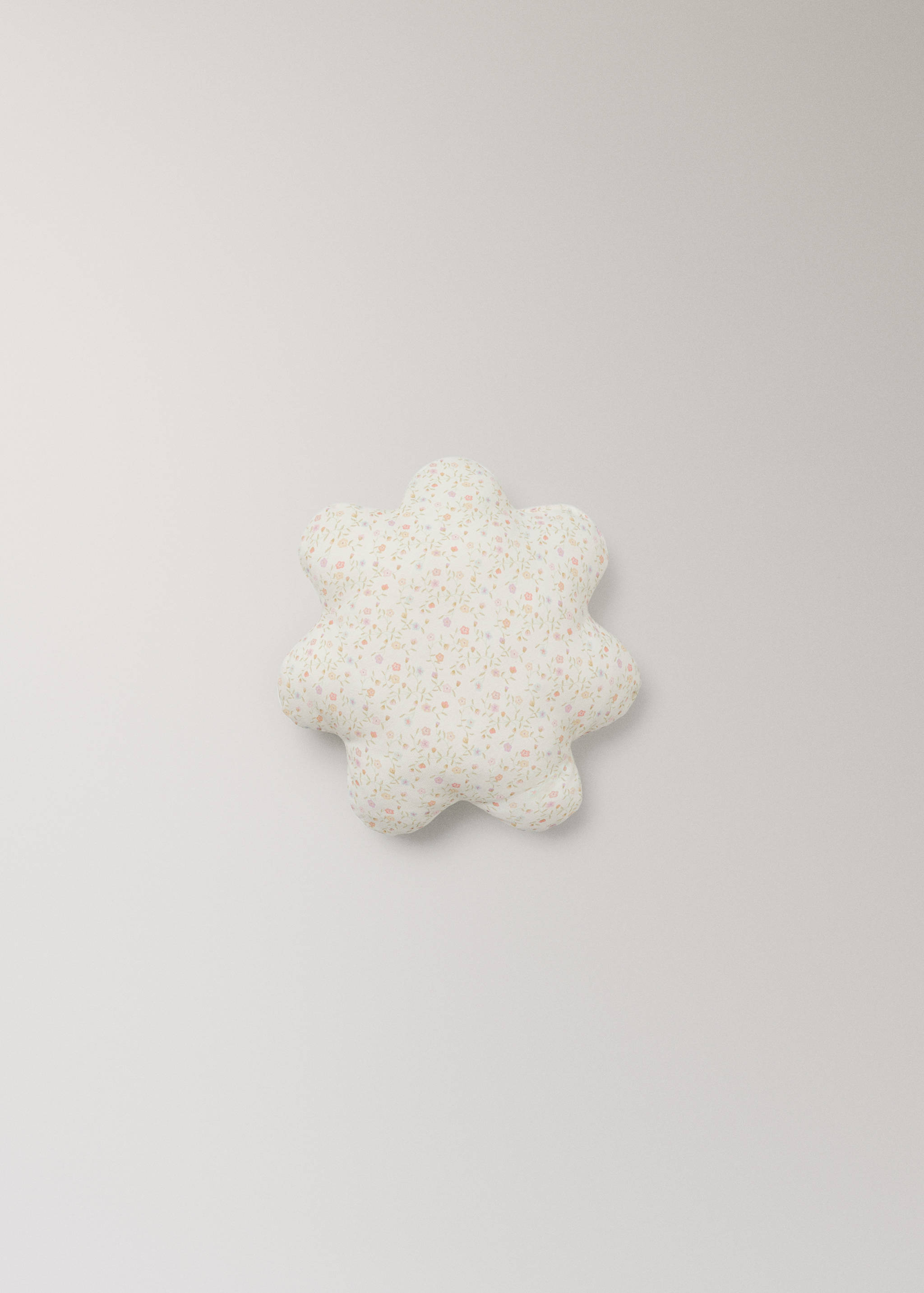 Children's cotton floral cushion cover - Article without model