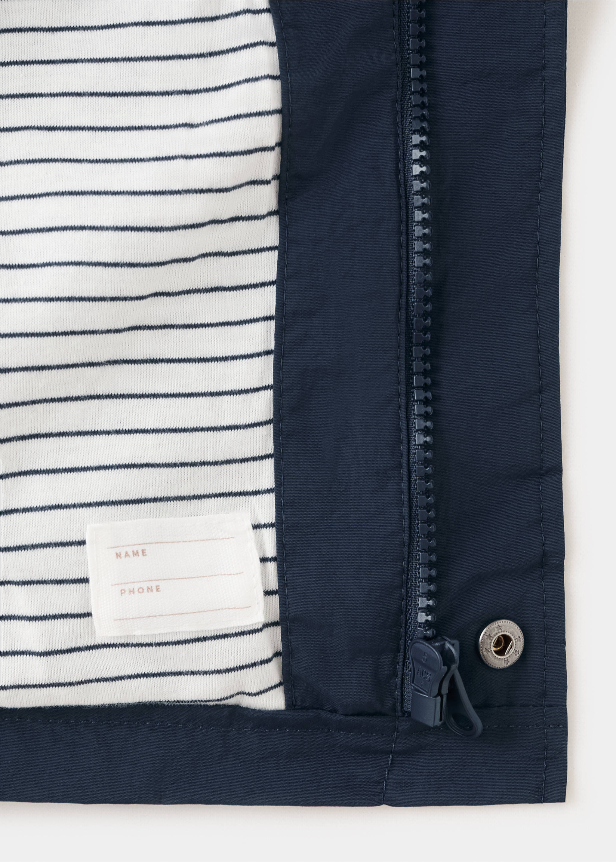 Chaqueta capucha - Detalle del artículo 0, Azul marino. Ref: 27064767-00.