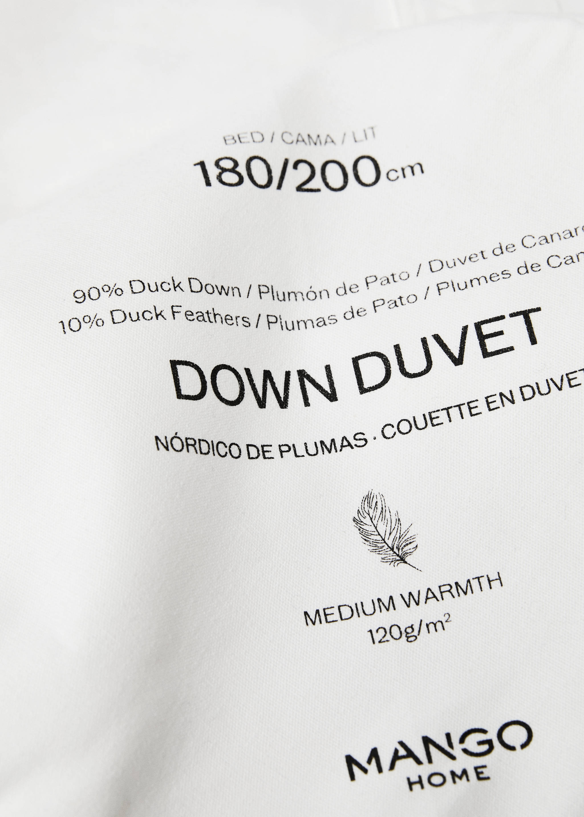 90 cm Down Duvet Filling - Details of the article 3