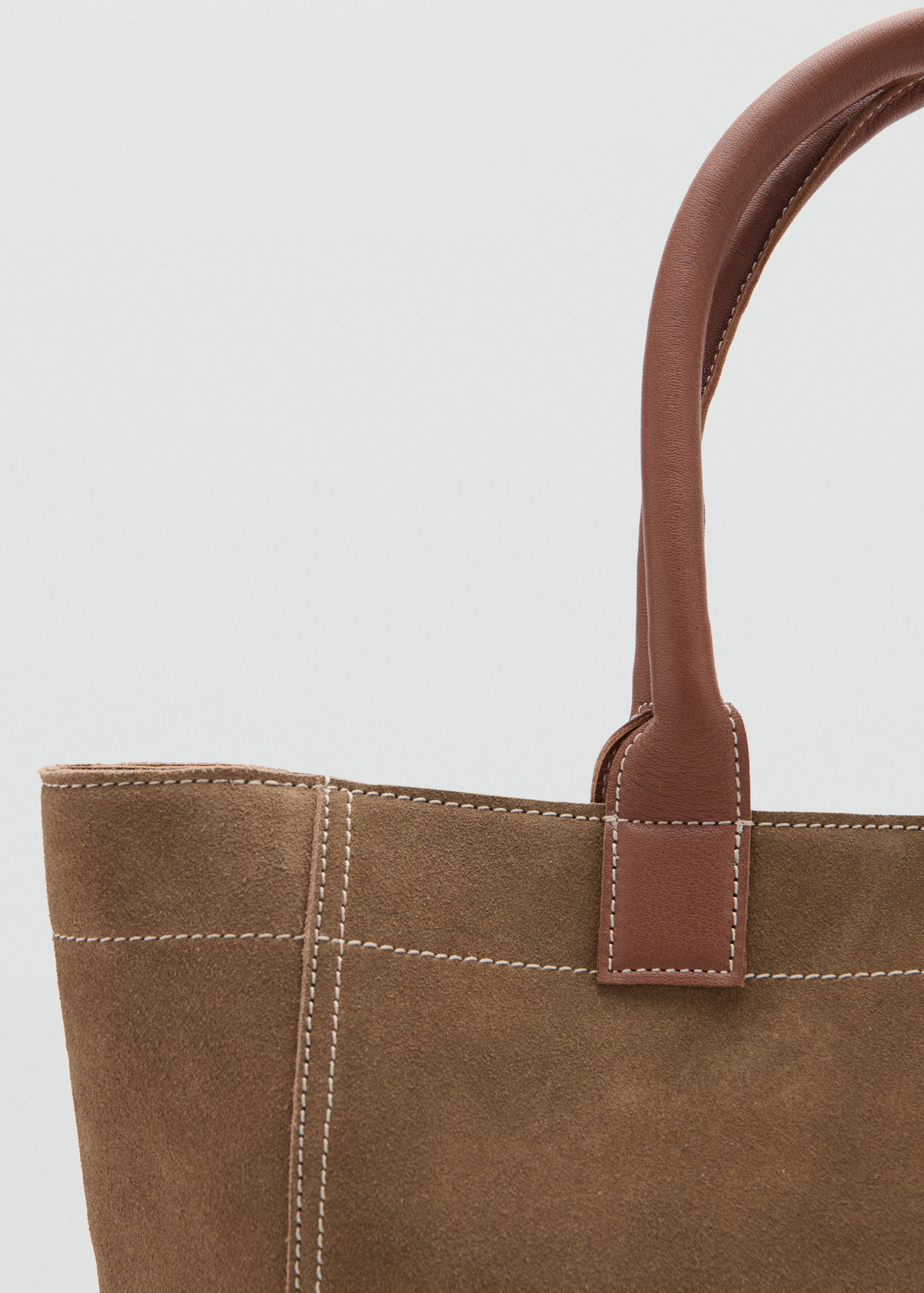 100% split leather bag - Details of the article 1