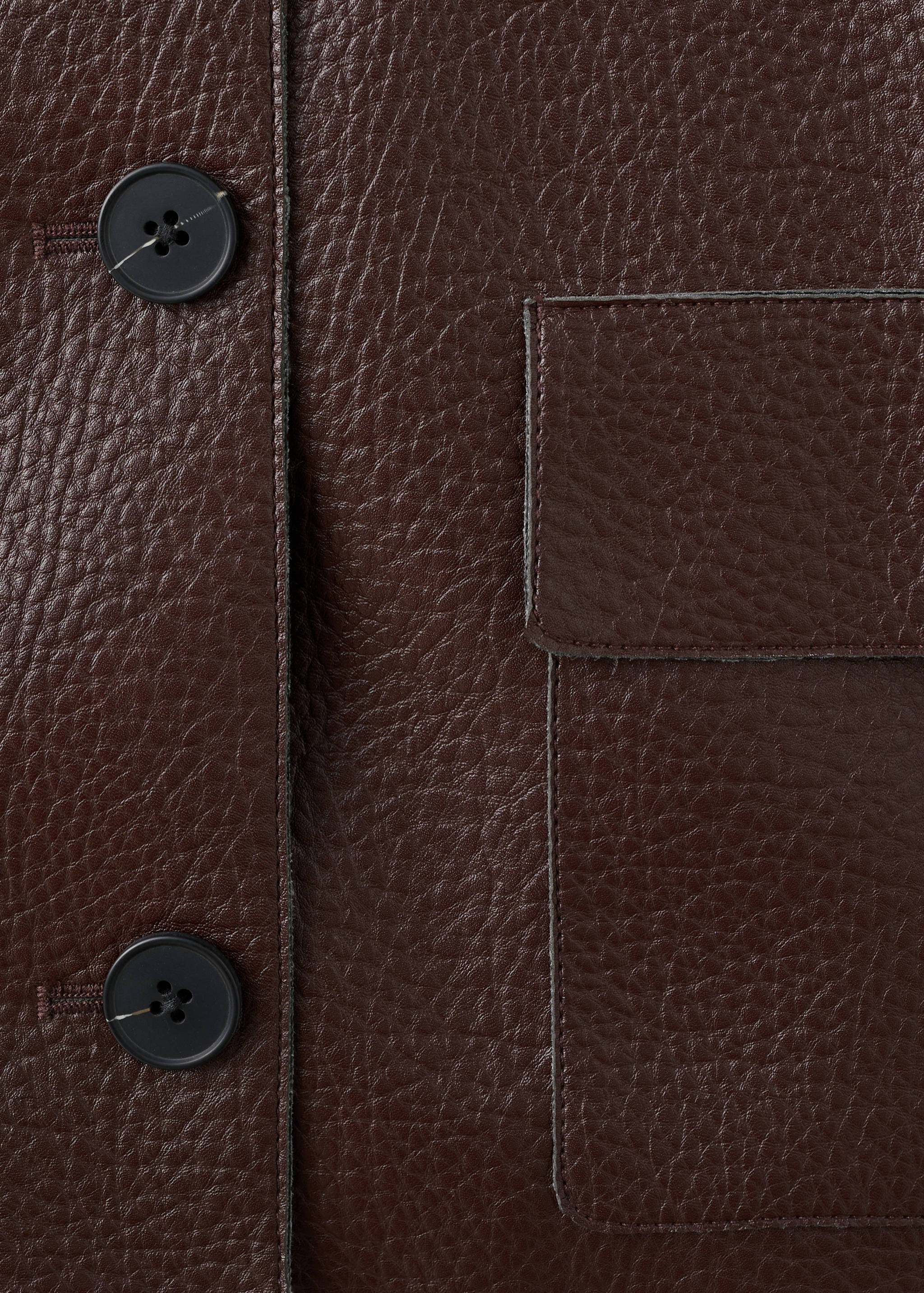 Veste cuir synthétique poches - Détail de l'article 8