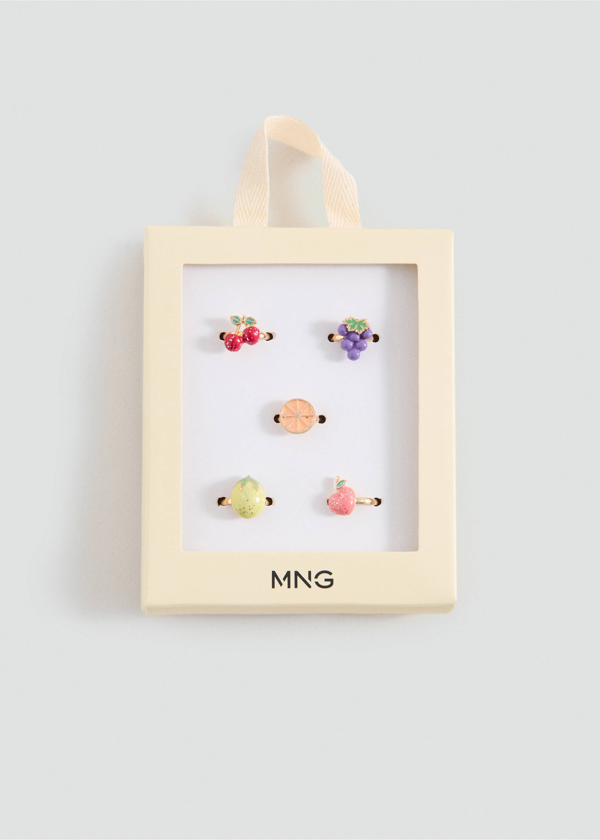 Pack of 5 combined rings - Article without model, Gold. Ref: 27064778-00.