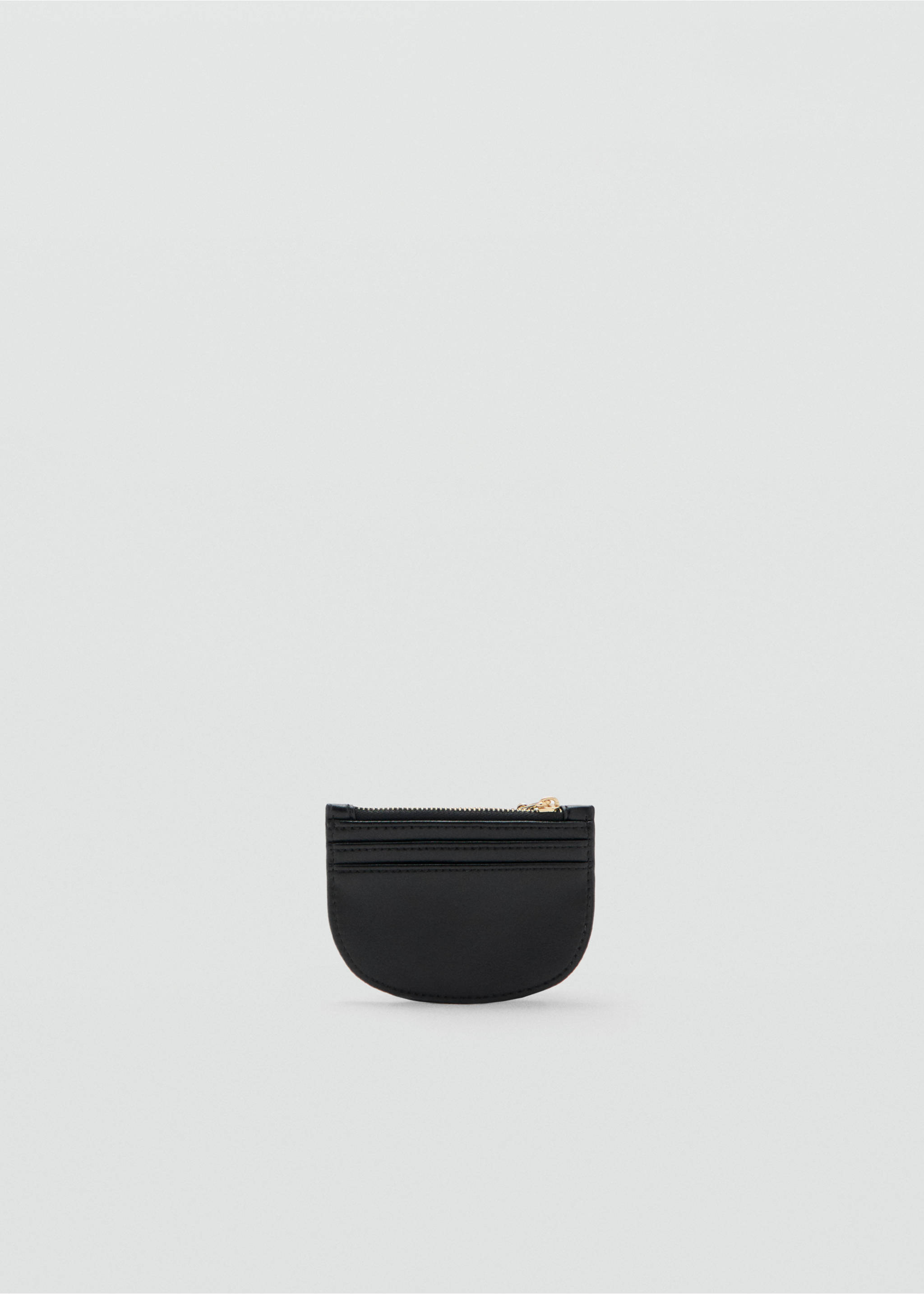 Mini beaded card holder - Medium plane, Black. Ref: 27064781-00.