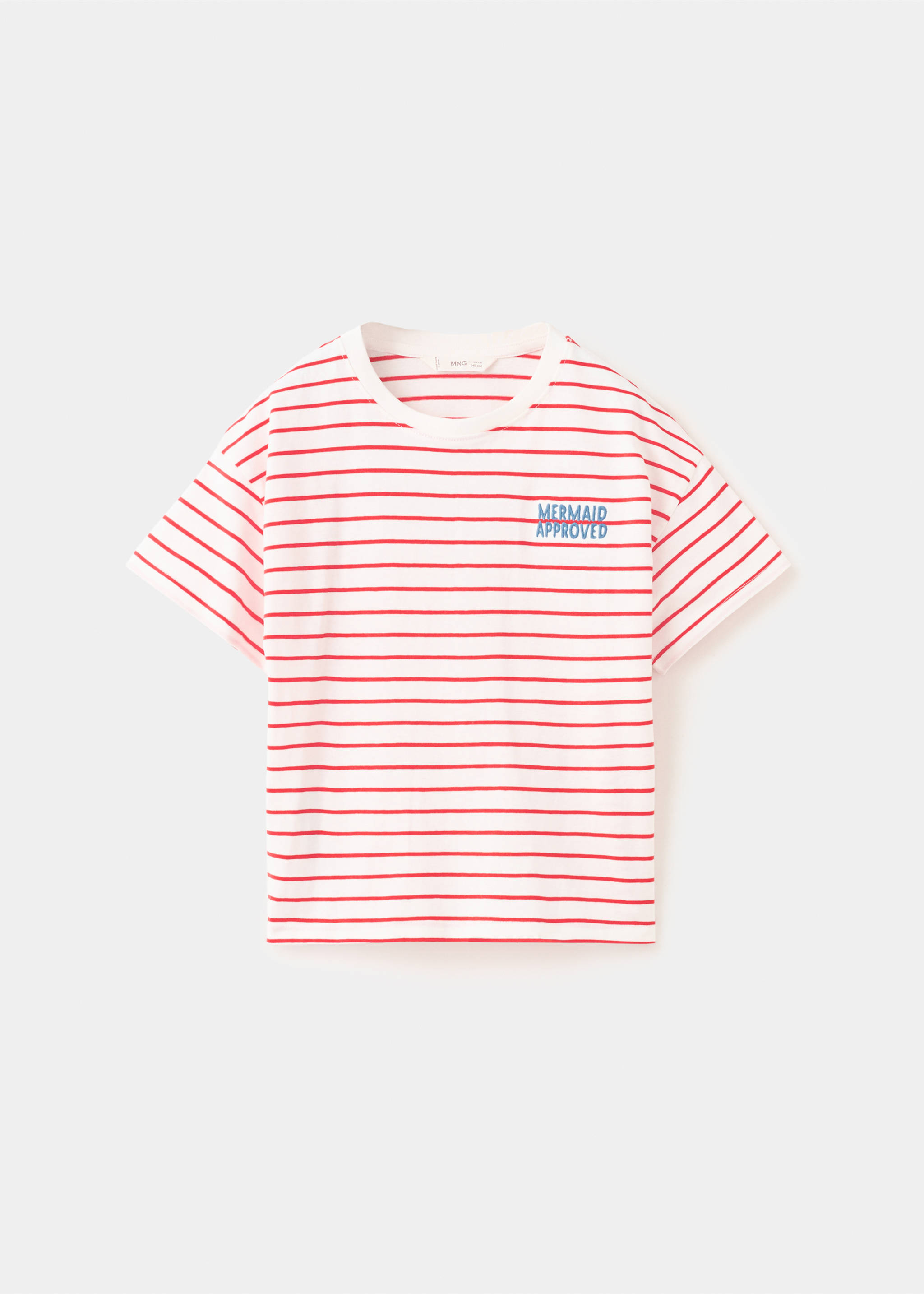 Camiseta rayas bordado - Artículo sin modelo, Rojo. Ref: 27065143-00.