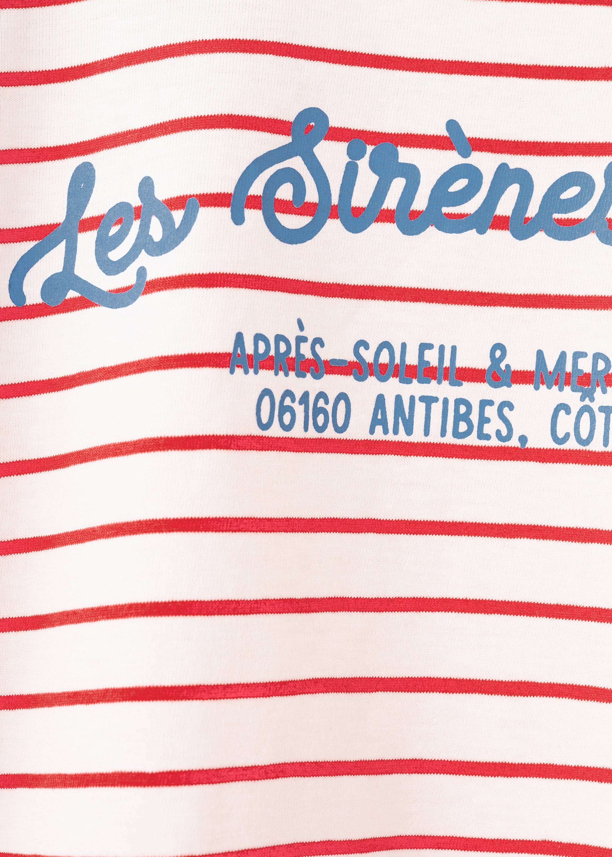 T-shirt rayures brodé - Détail de l'article 0