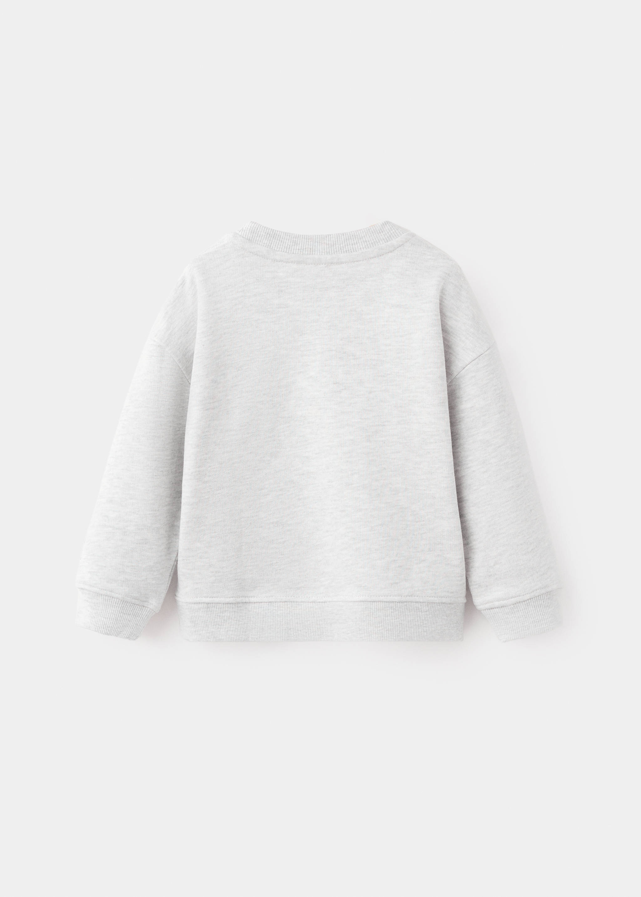 Printed cotton sweatshirt - Reverse of the article