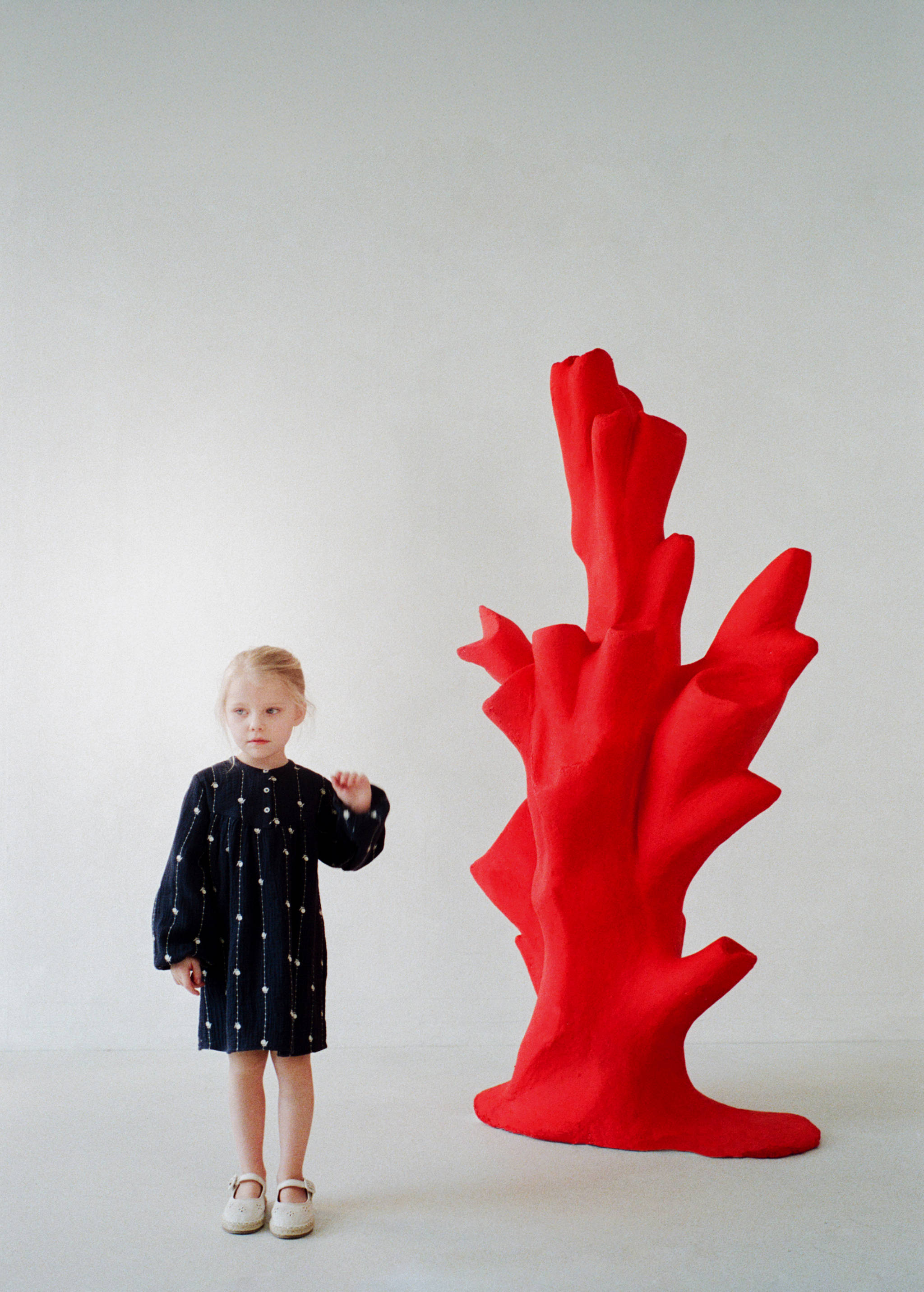 Vestido algodón bordado flores - Detalle del artículo 5