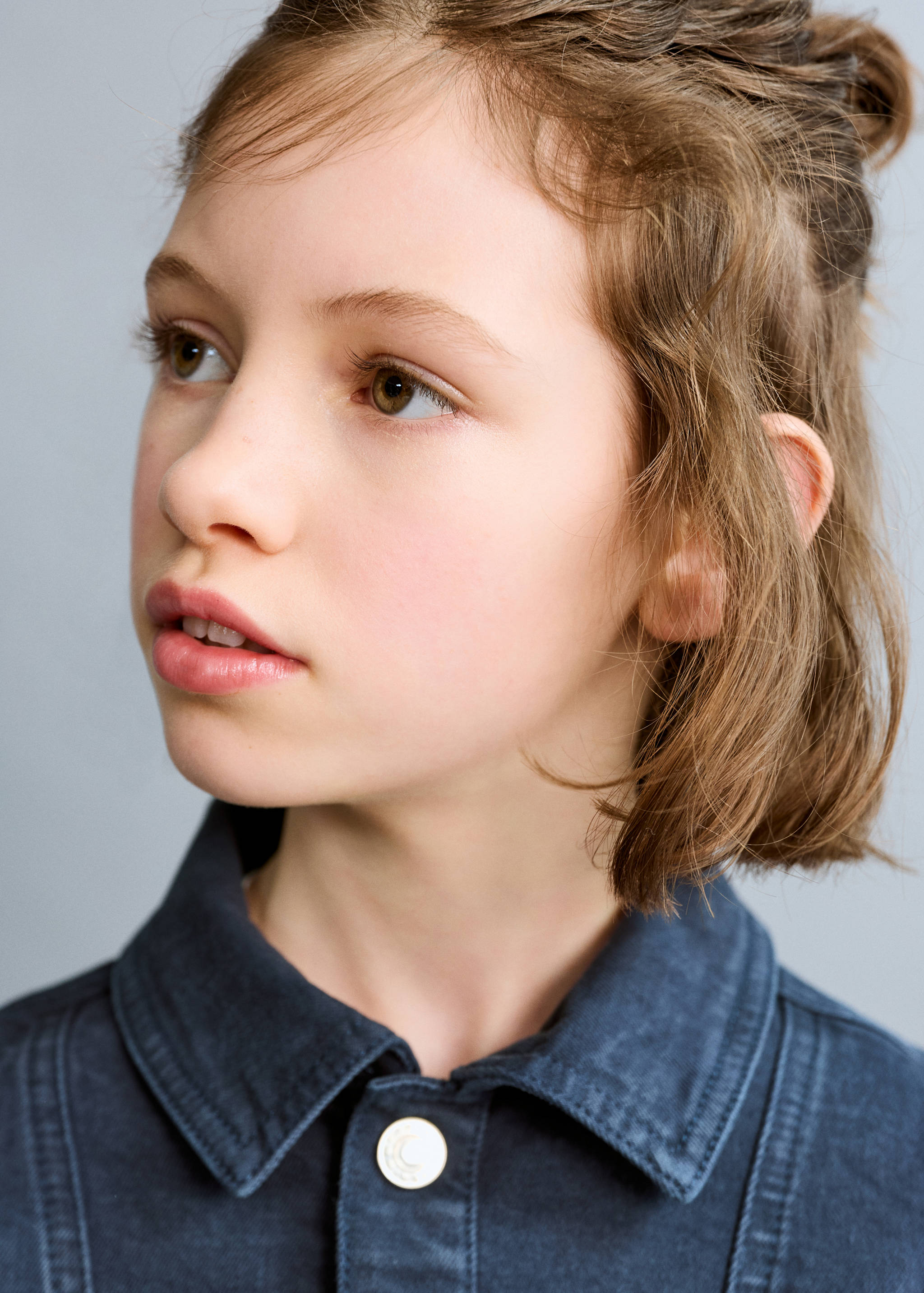 Short denim dress - Details of the article 1