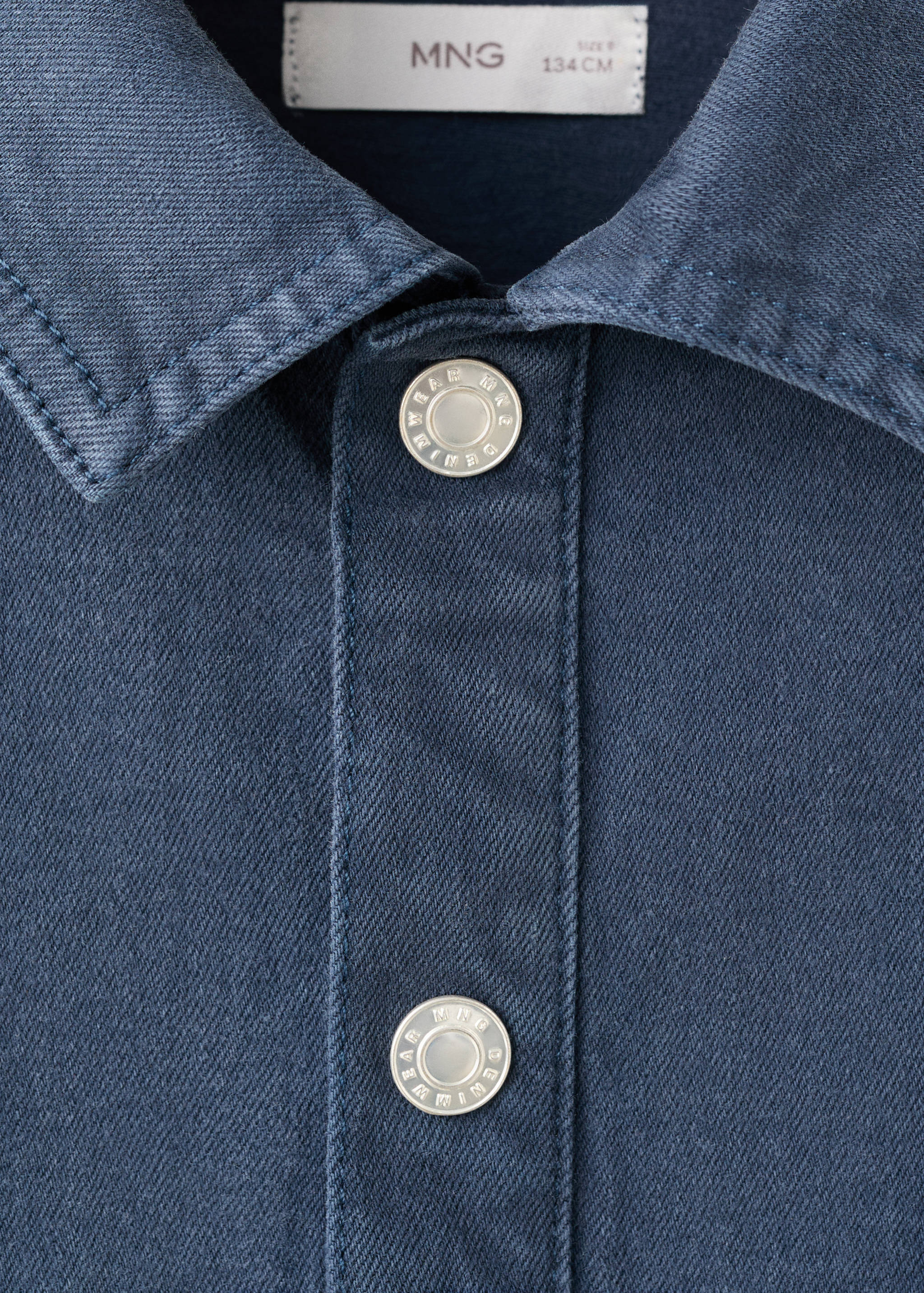 Short denim dress - Details of the article 8