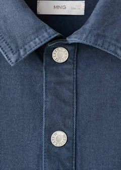 Short denim dress — Navy 5