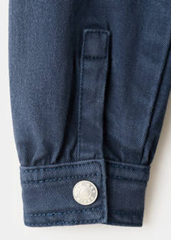 Short denim dress — Navy 7