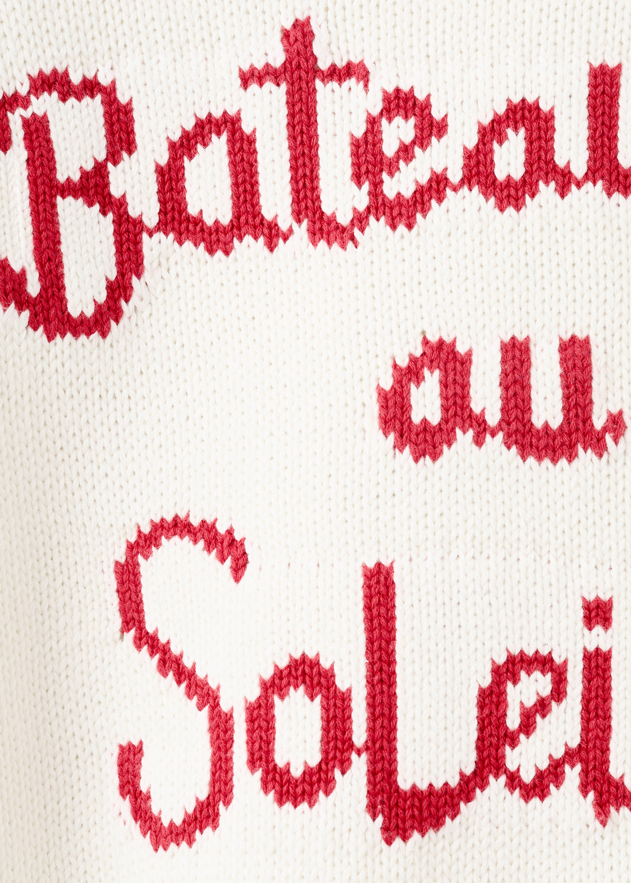 Knit embroidered sweater - Details of the article 0