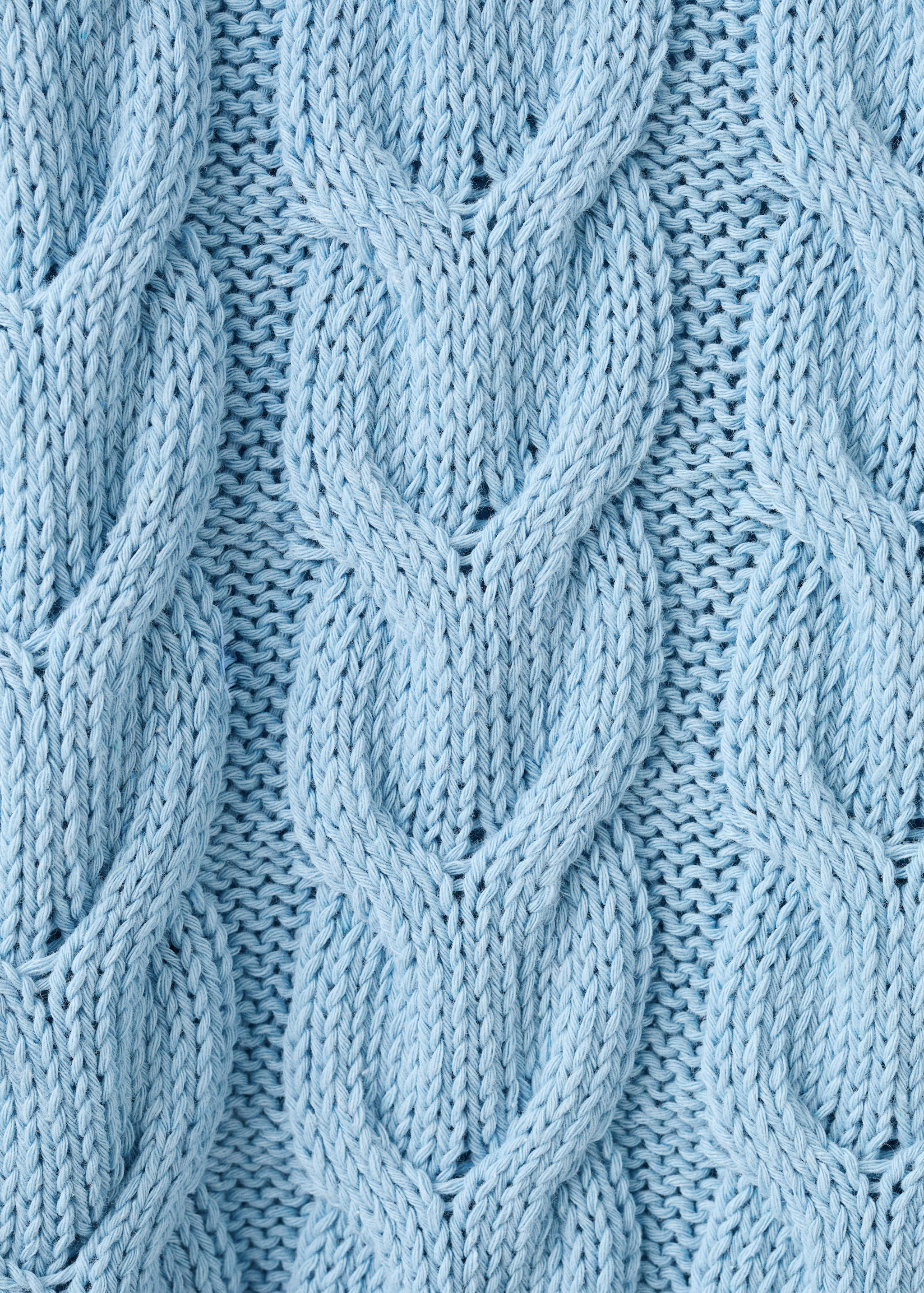 Braided knitted sweater - Details of the article 0