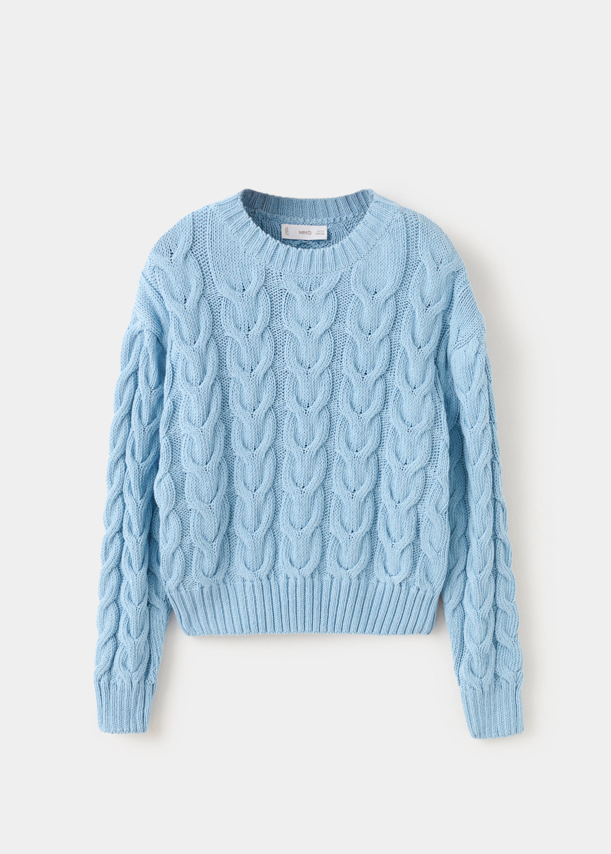 Braided knitted sweater - Article without model