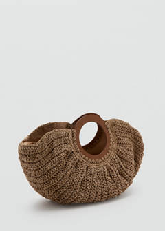 Natural fibre tote bag — Brown 2