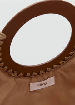 Natural fibre tote bag — Brown 4