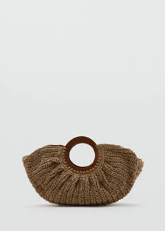 Natural fibre tote bag — Brown 1