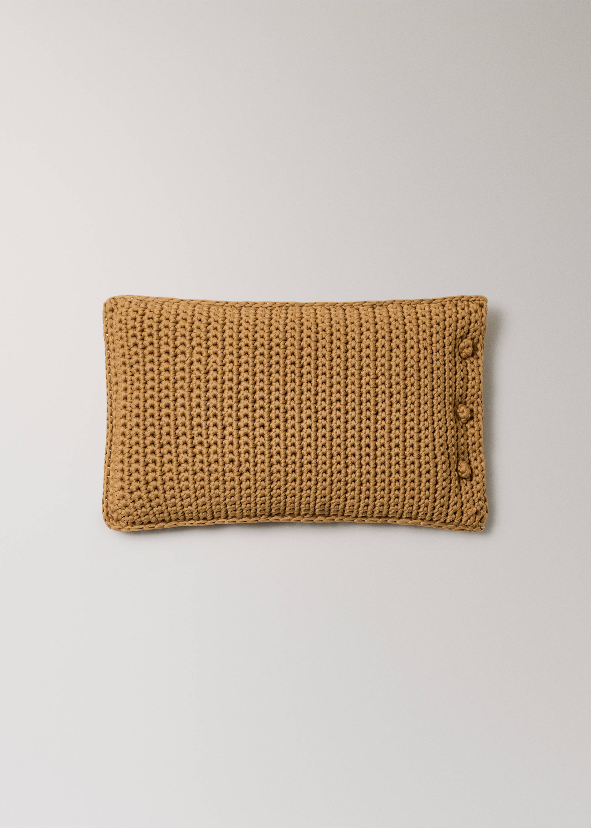 Μαξιλαροθήκη κροσέ 30x50εκ - Προϊόν χωρίς μοντέλο, Καραμέλα. Ref: 27065157-00.