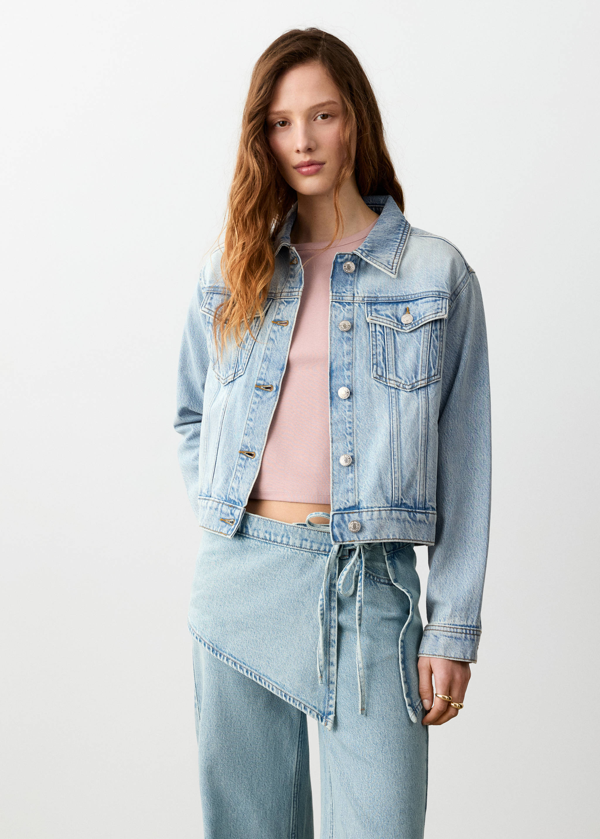 Denim jacket pockets - Medium plane