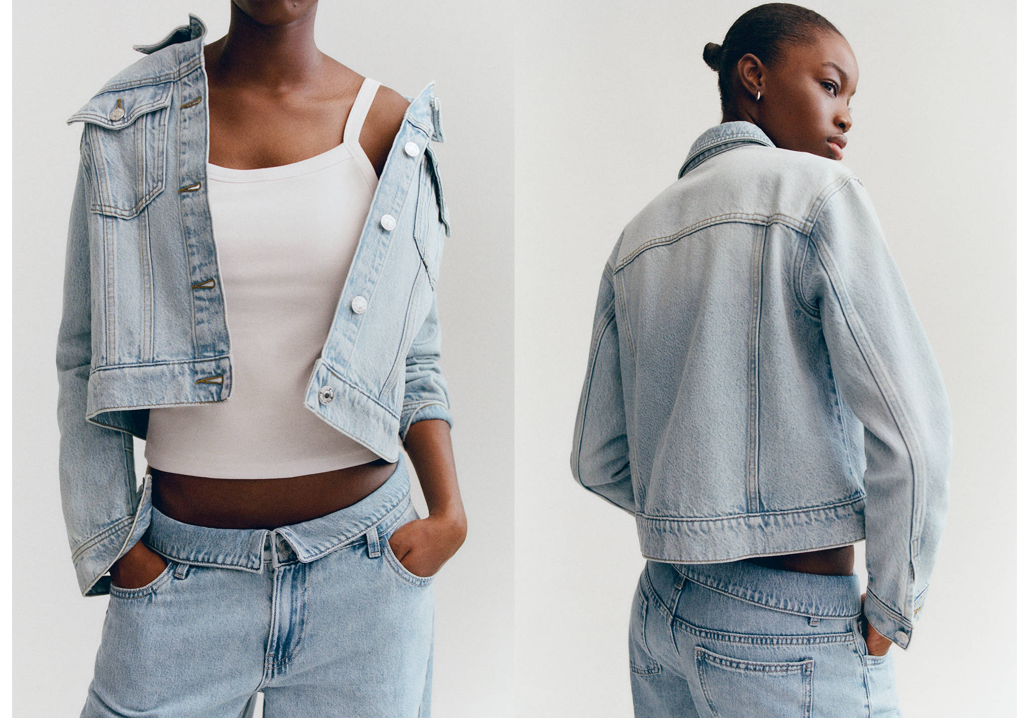 Caçadora texana butxaques - Pla panoràmic