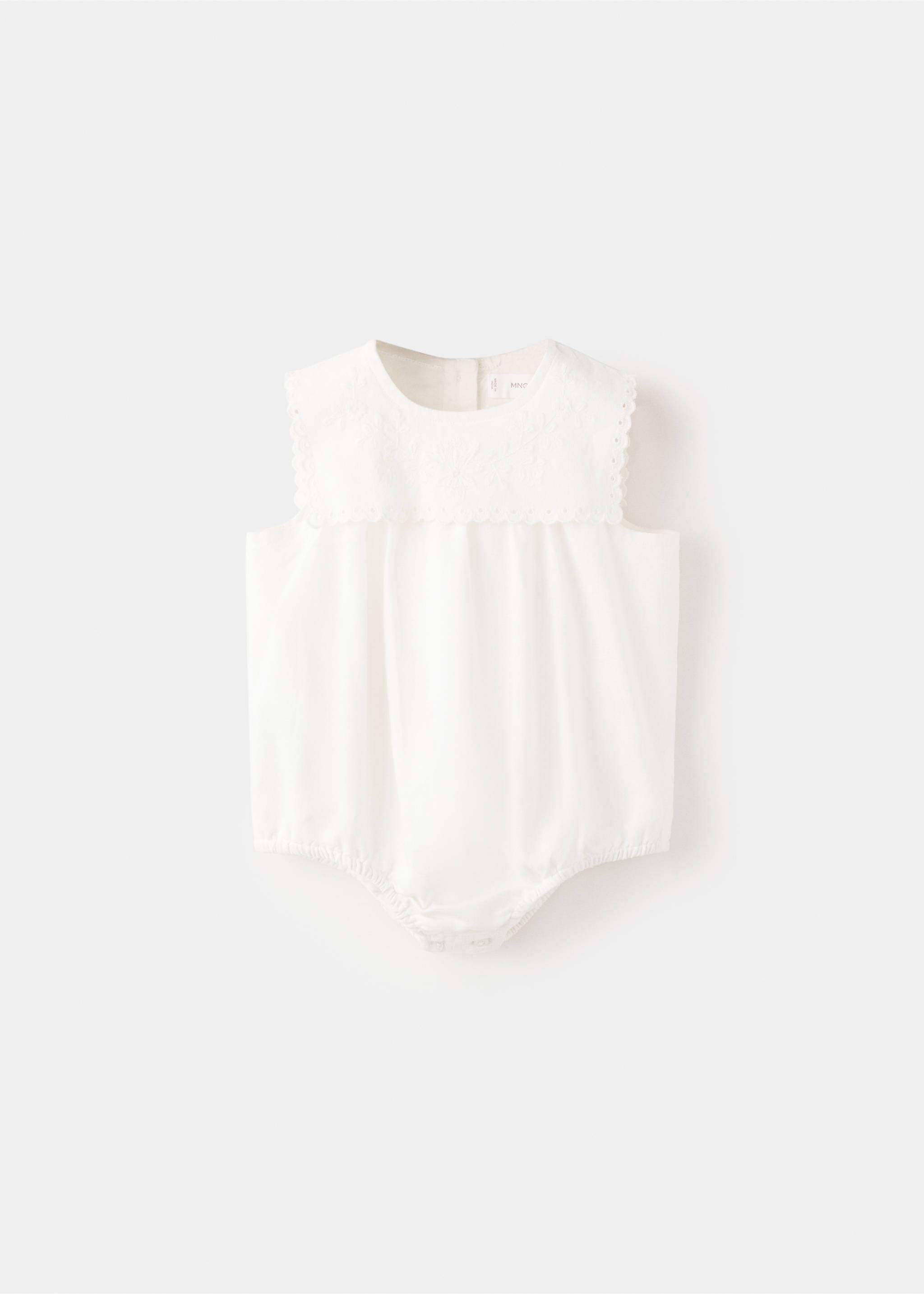 Pelele algodón - Artículo sin modelo, Blanco roto. Ref: 27065807-00.