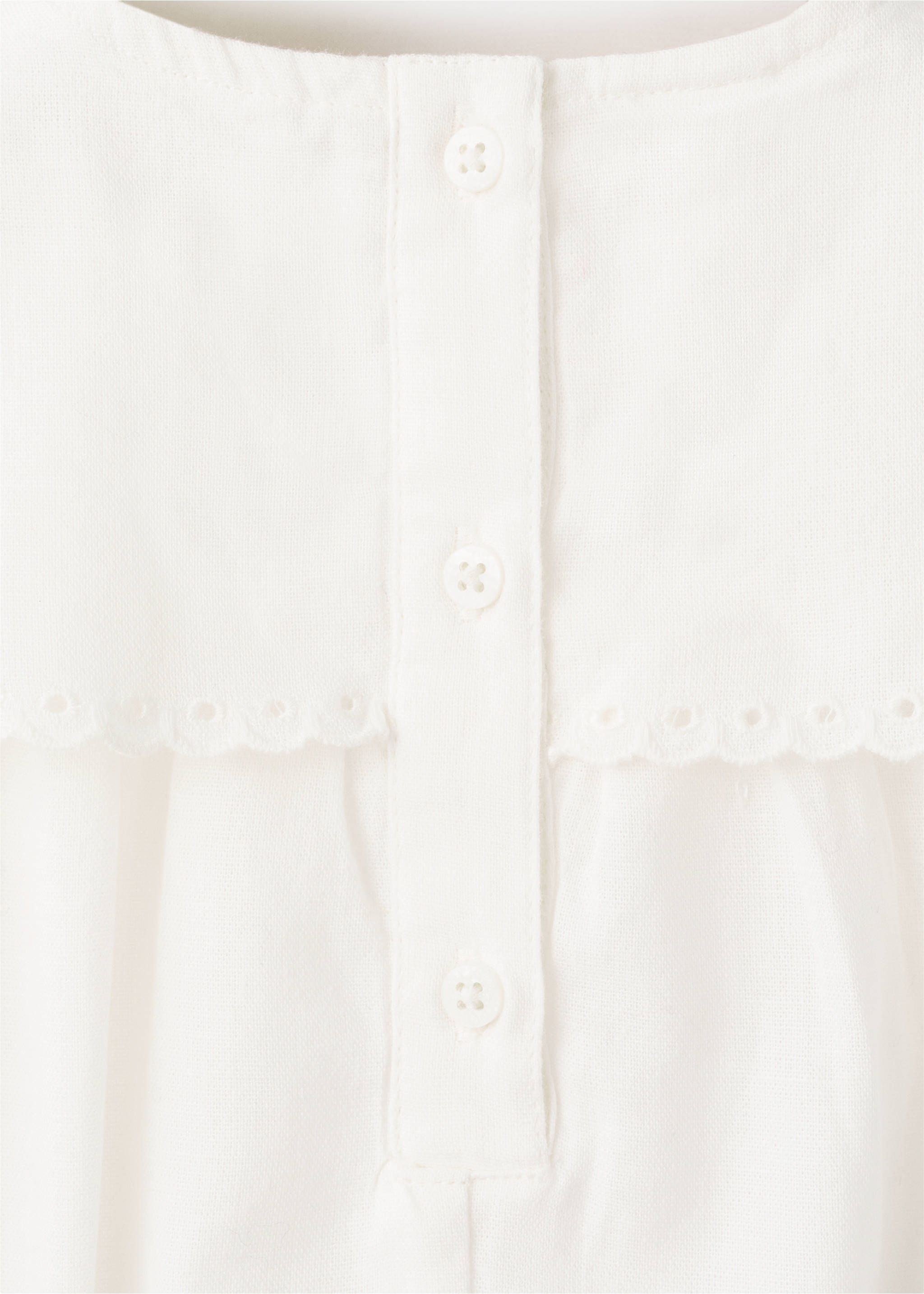 Pelele algodón - Detalle del artículo 0, Blanco roto. Ref: 27065807-00.