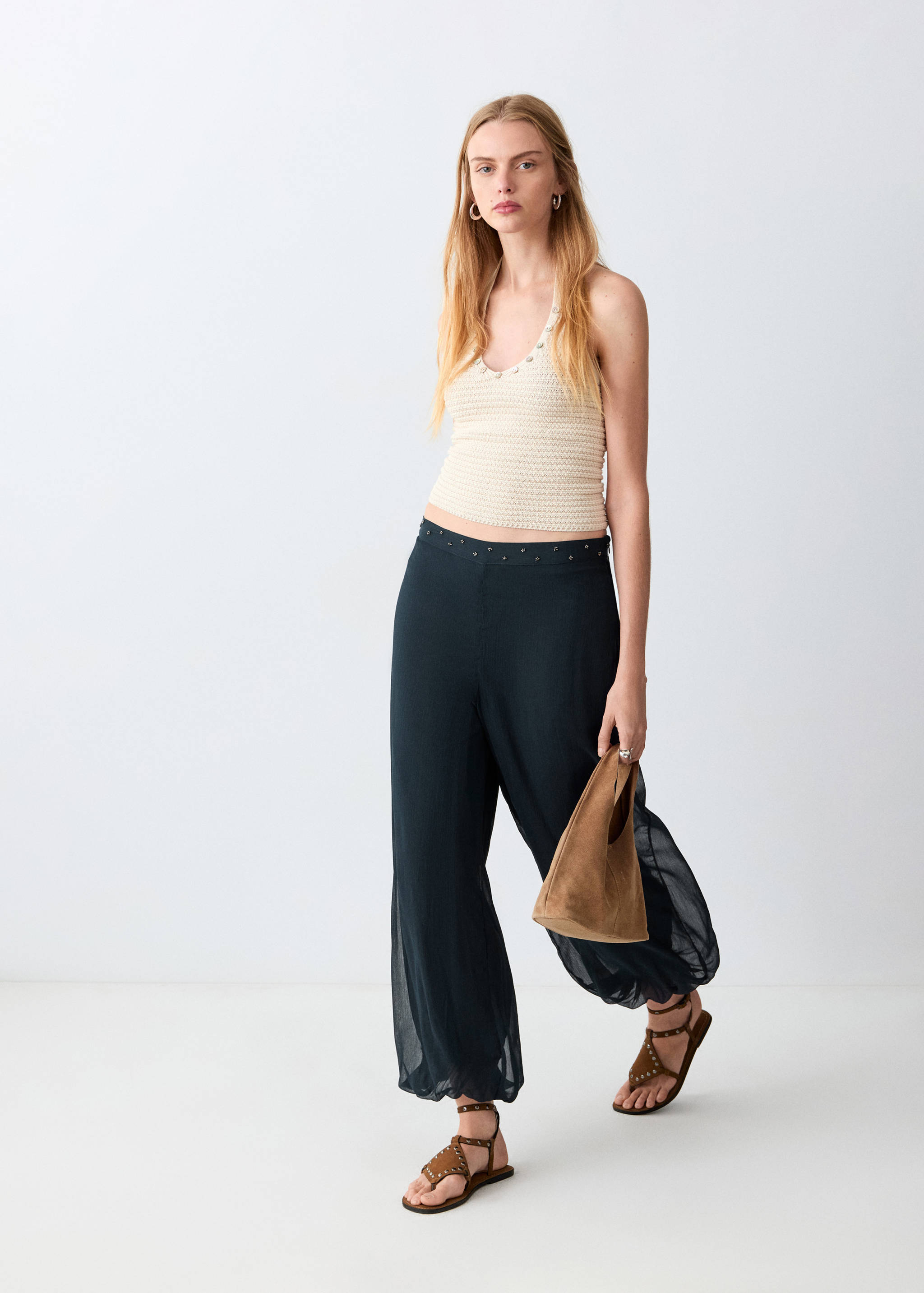 Balloon-Hose mit Strassverzierung - Allgemeine Ansicht