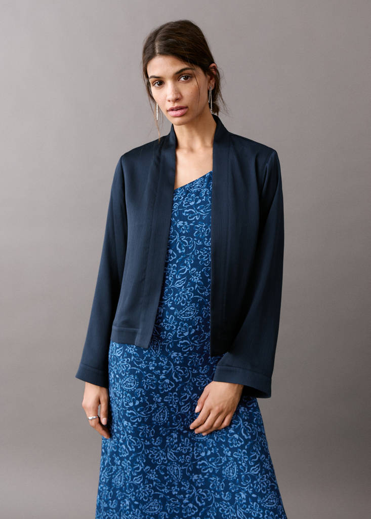 Kimono style jacket — Navy