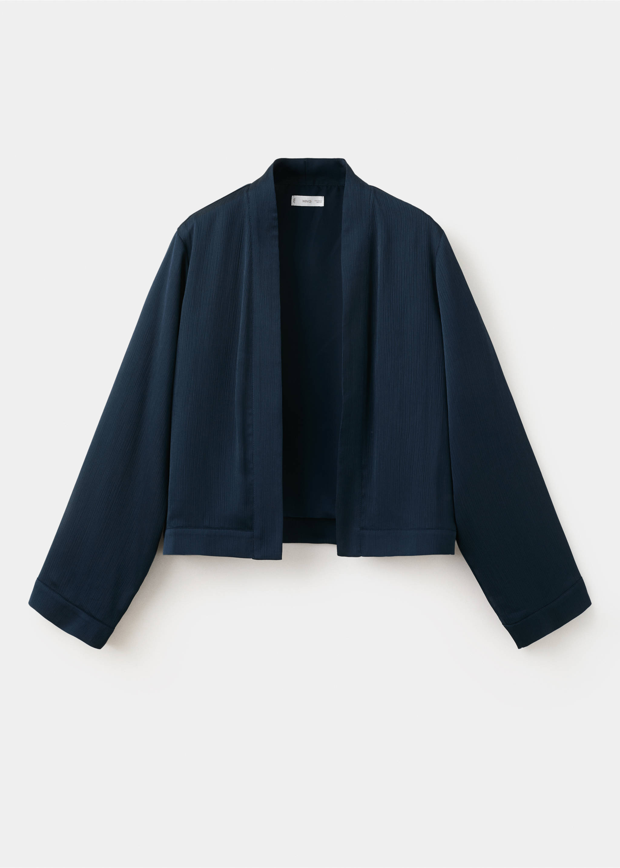 Veste style kimono - Article sans modèle, Bleu marine. Ref: 27065809-00.