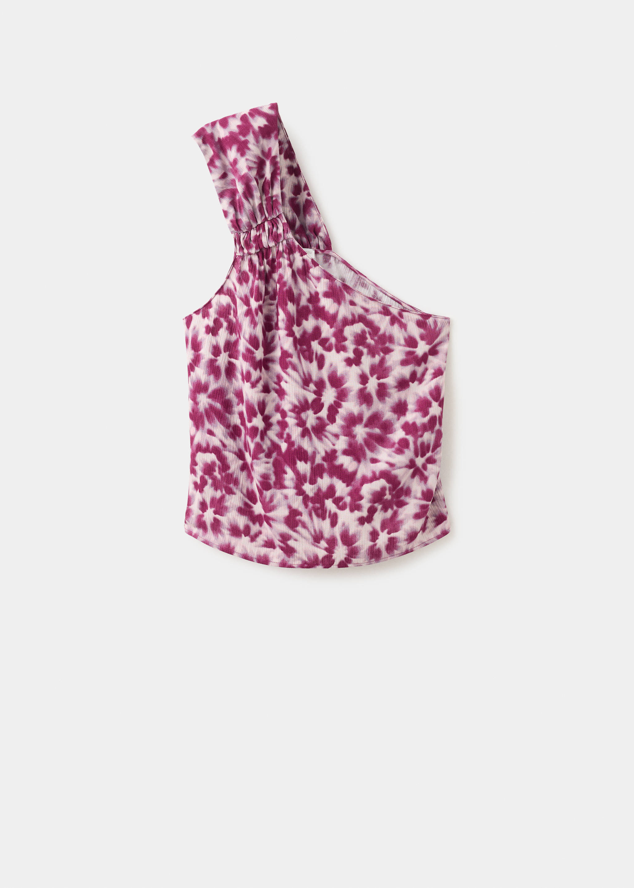 Top asimétrico estampado - Artículo sin modelo