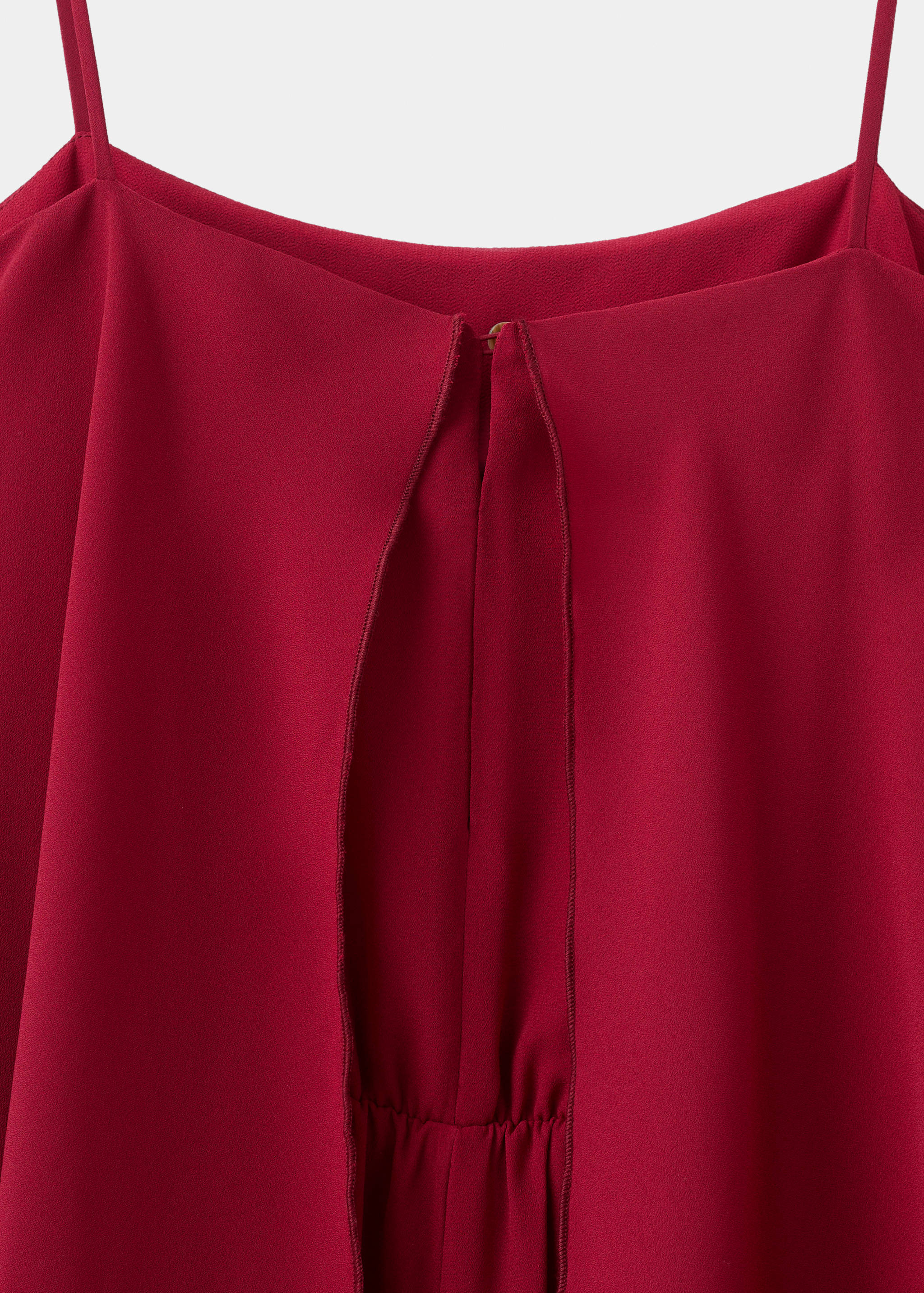 Ruffled asymmetric jumpsuit - Details of the article 0