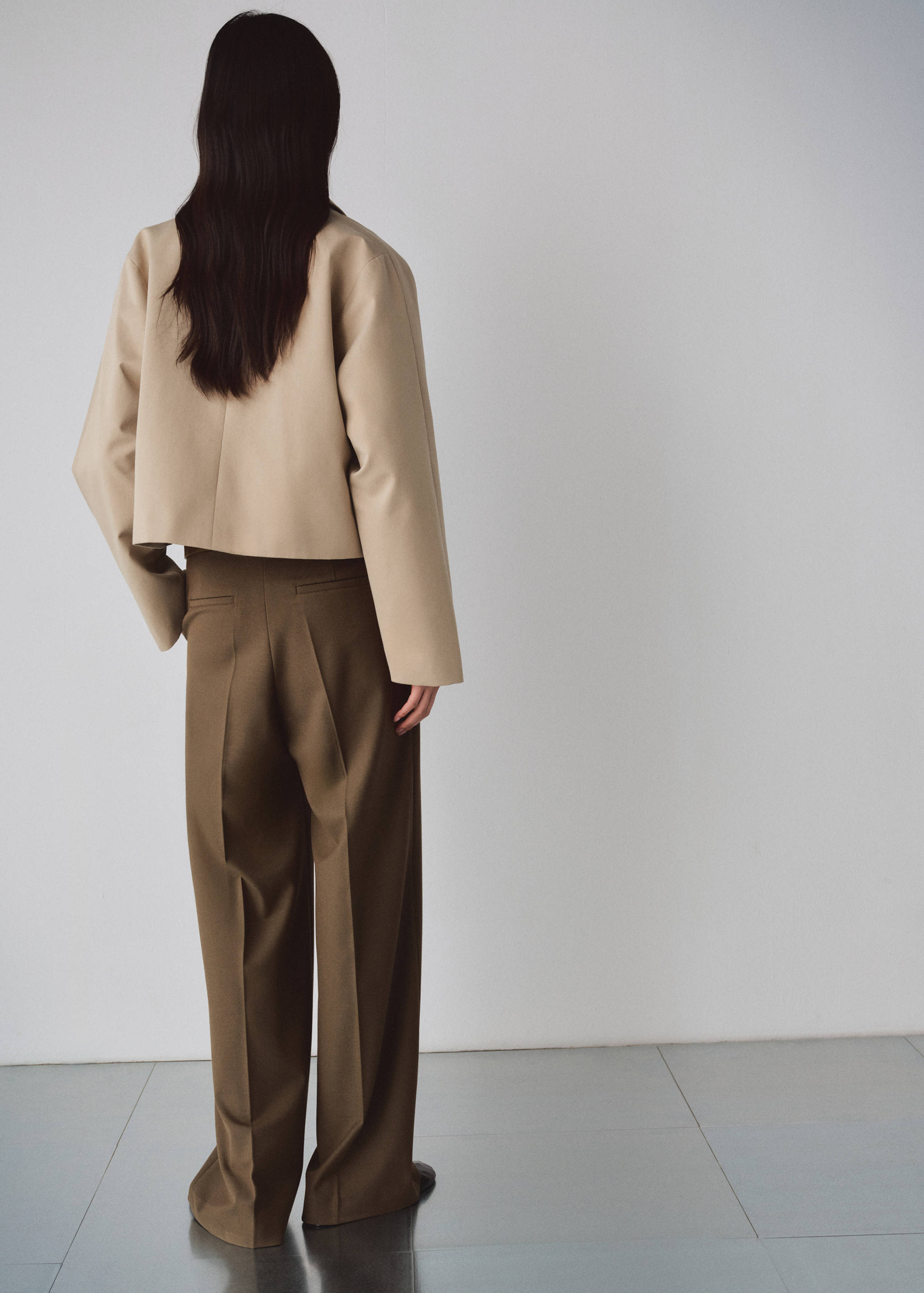 Veste en coton poches - Verso de l’article