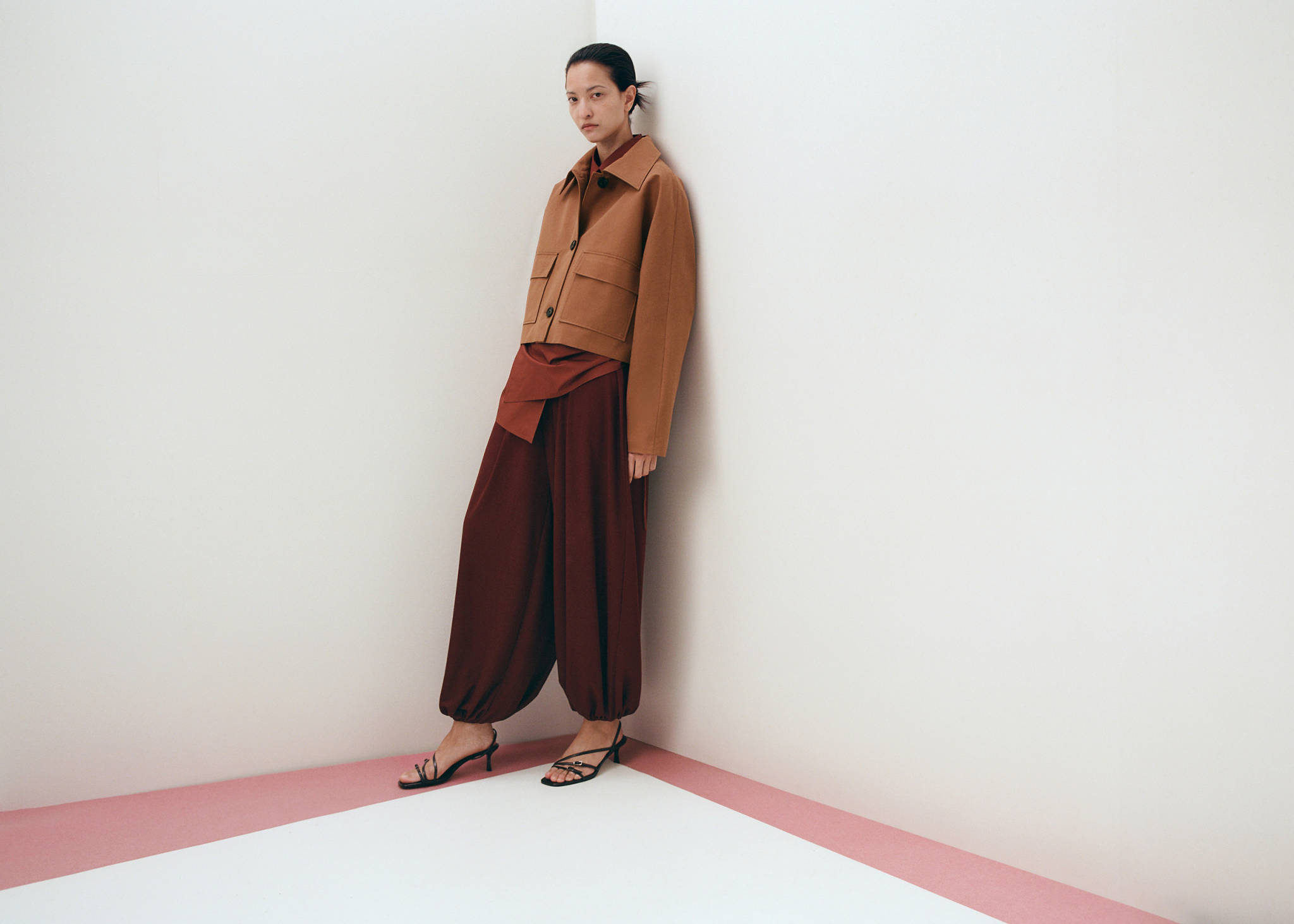 Cotton jacket with pockets - Panoramic plane