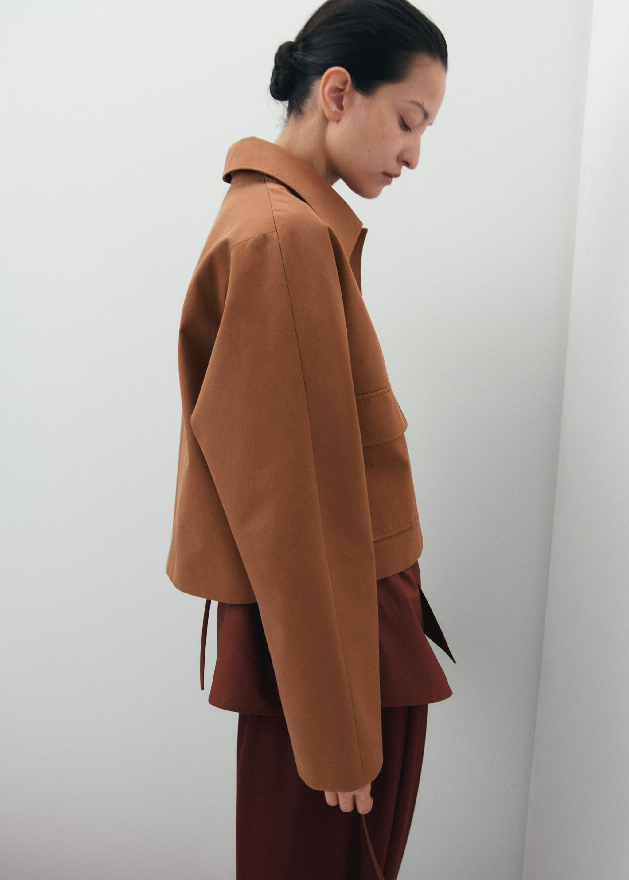 Cotton jacket with pockets - Details of the article 2