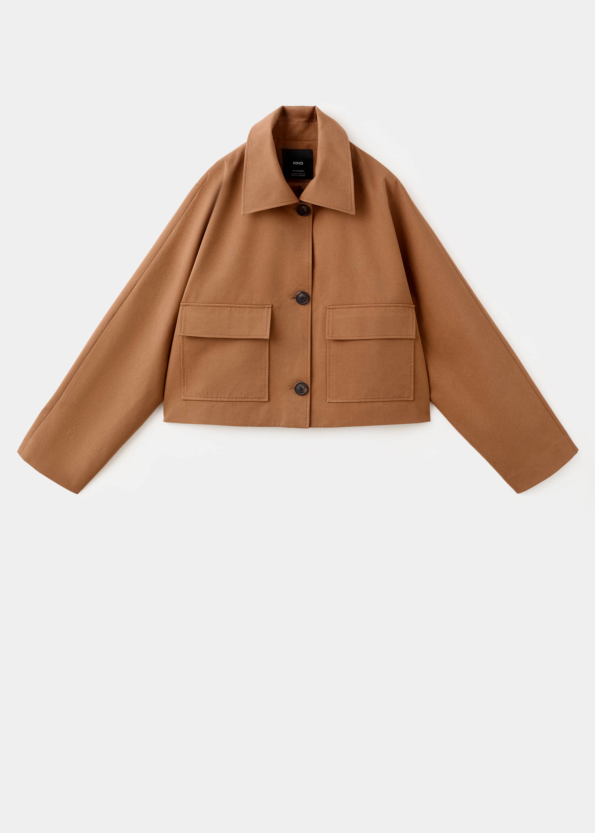 Cotton jacket with pockets - Article without model