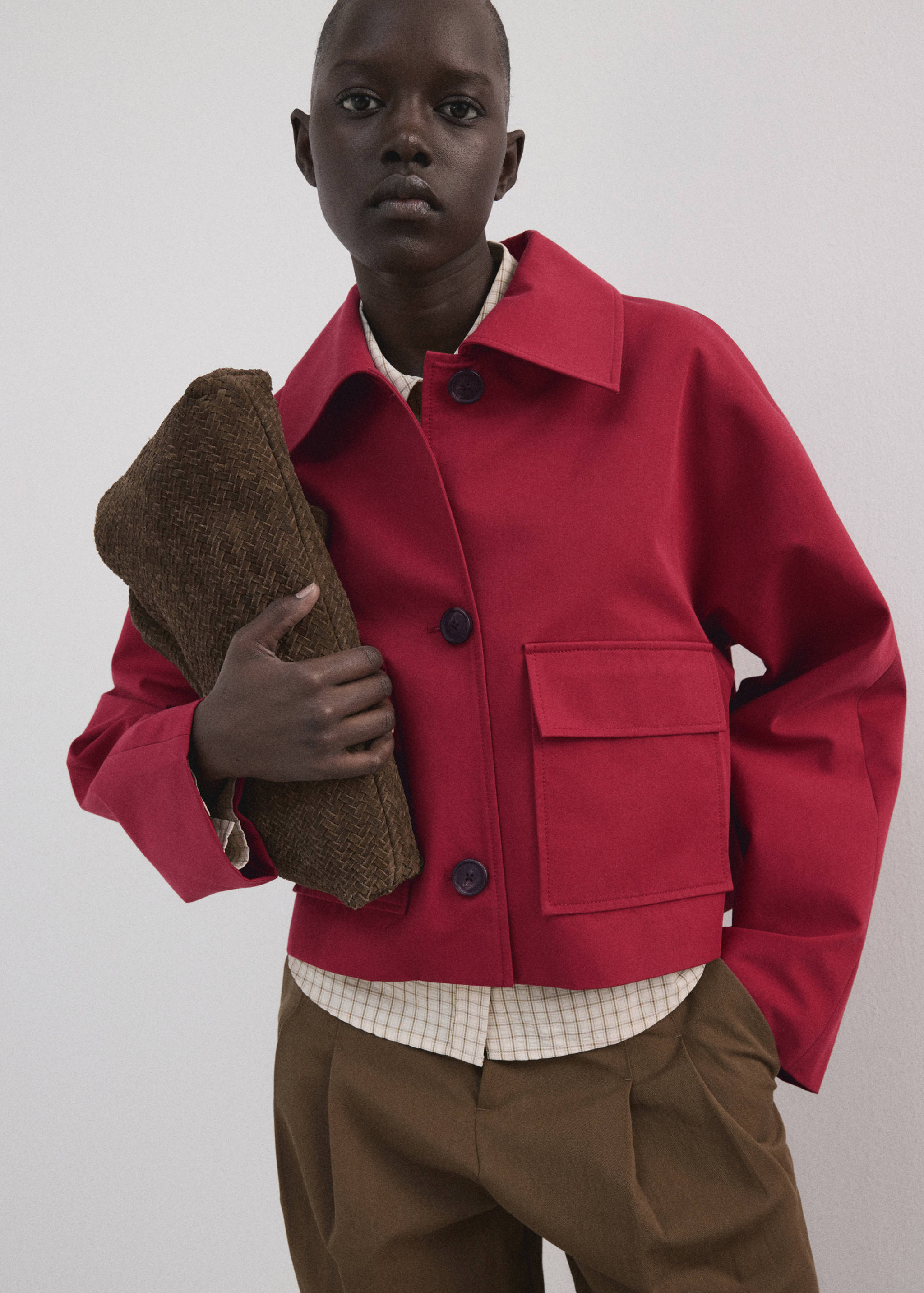 جاكيت قطني مع جيوب - تفاصيل المنتج 2