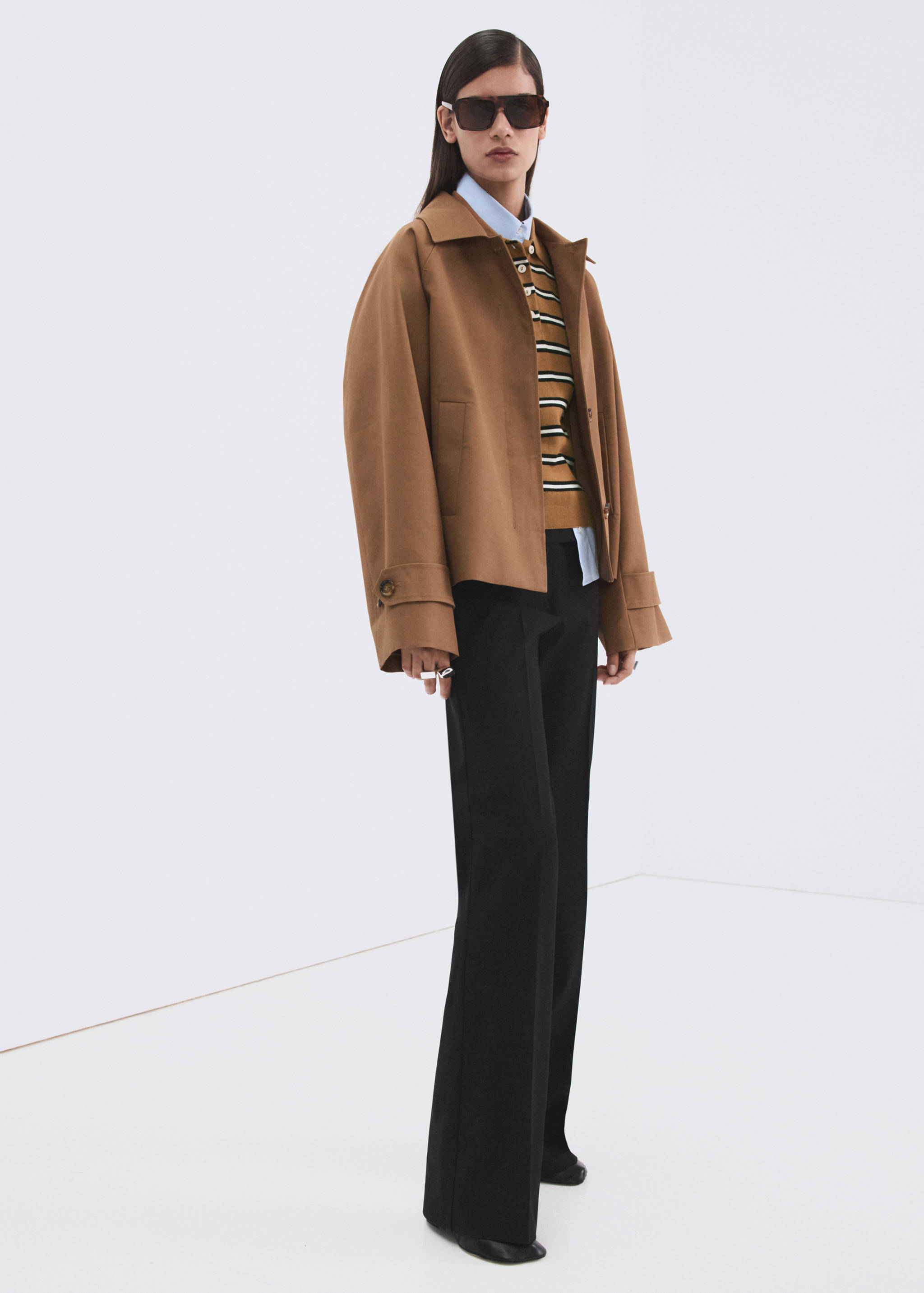 Jersey rayas cuello polo - Plano general