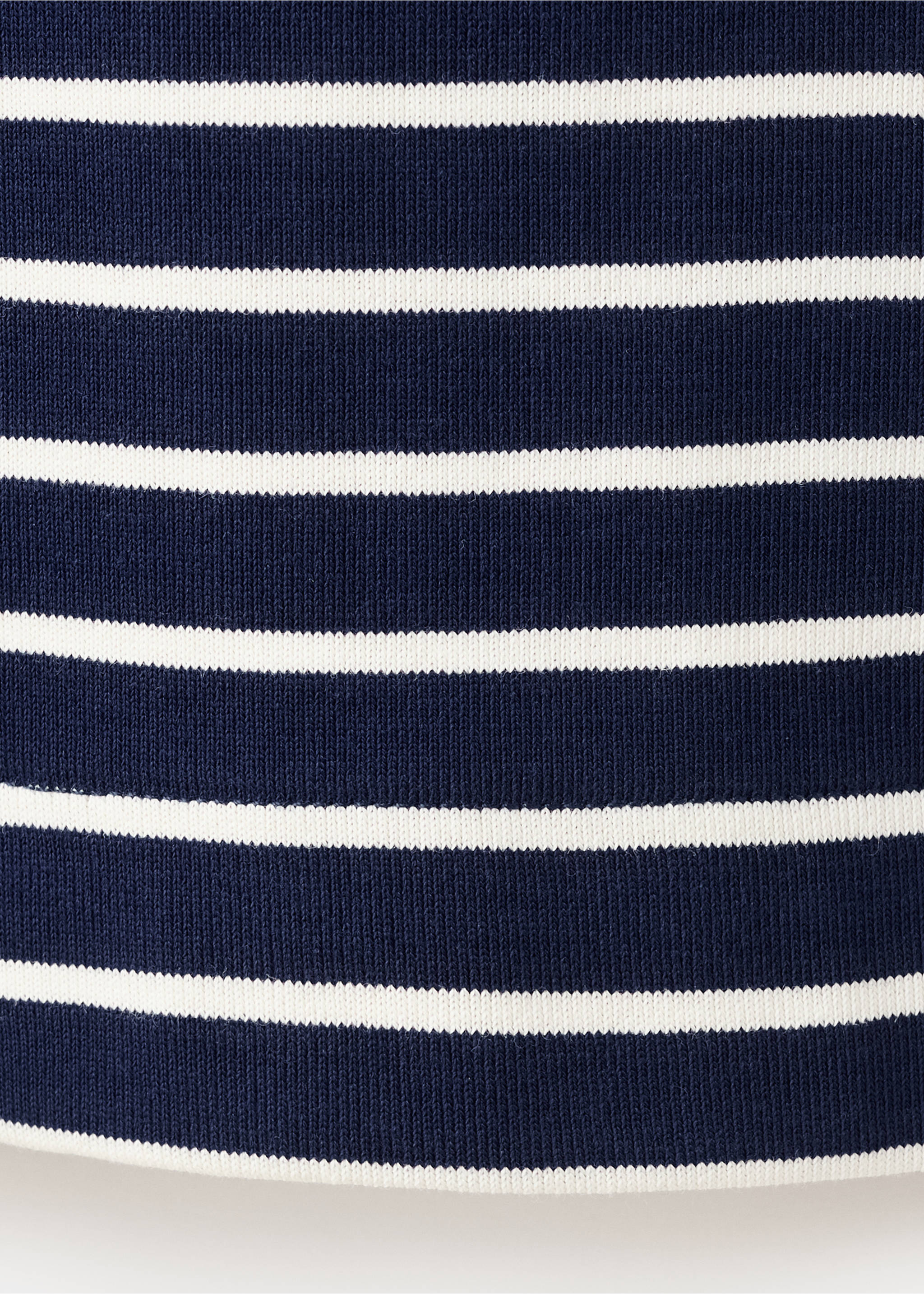 Sudadera rayas cuello barco - Detalle del artículo 0, Azul marino. Ref: 27065823-00.