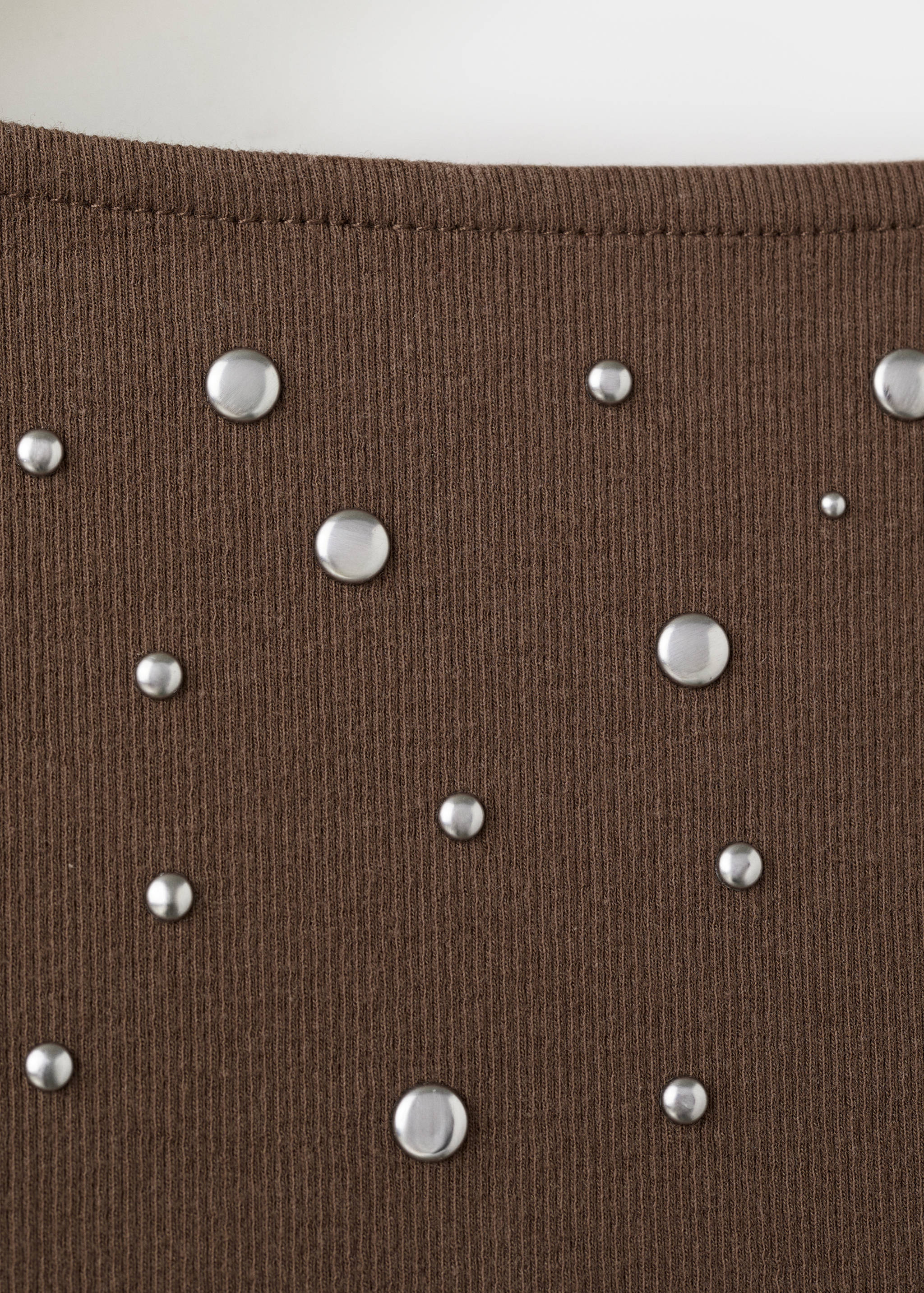 Cotton studded top - Details of the article 0