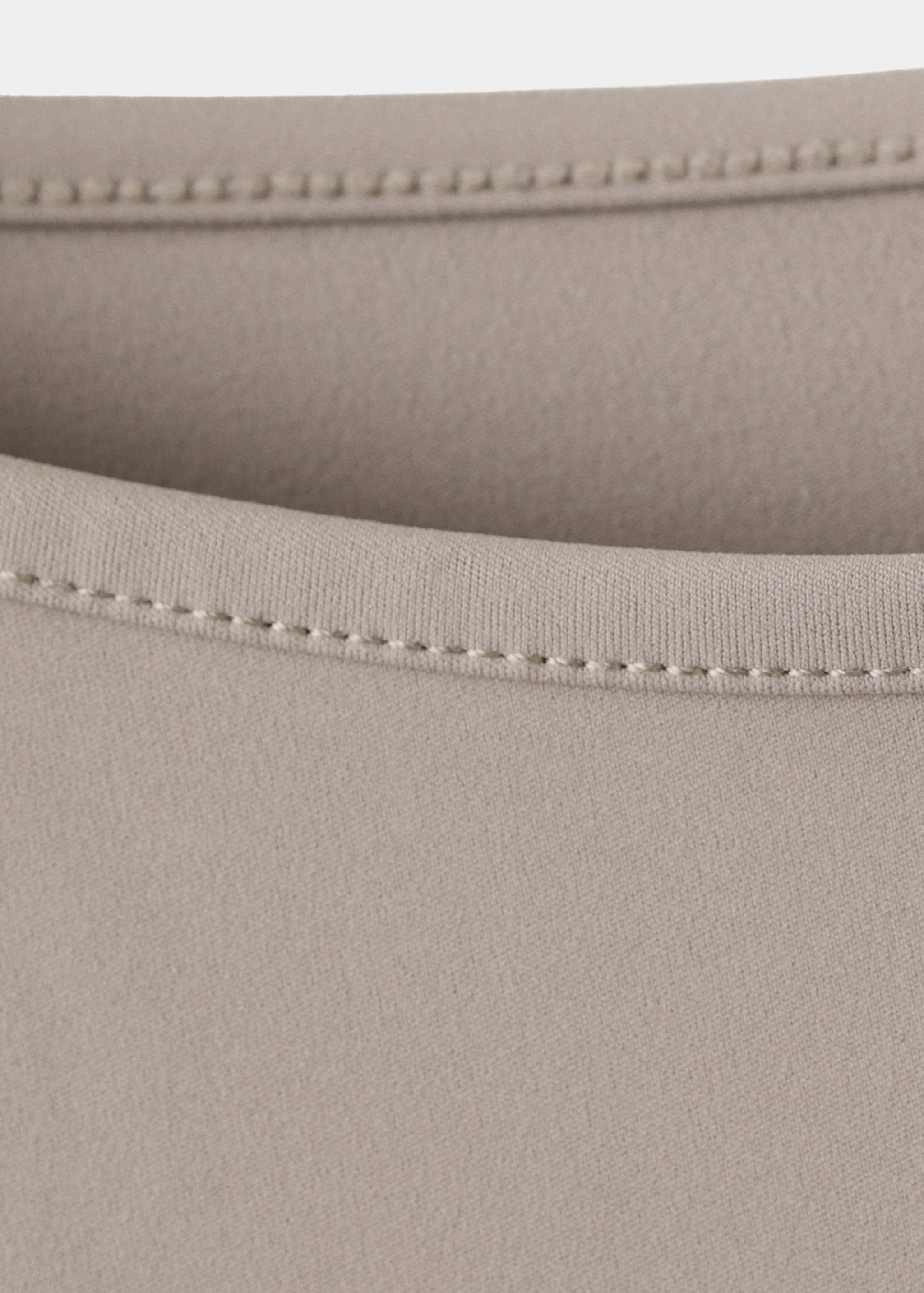 Fitted crop top - Details of the article 8