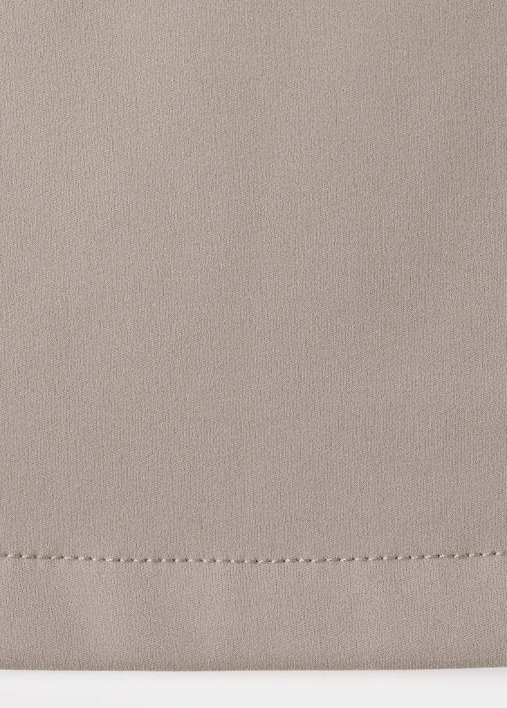 Fitted crop top — Light/Pastel Brown