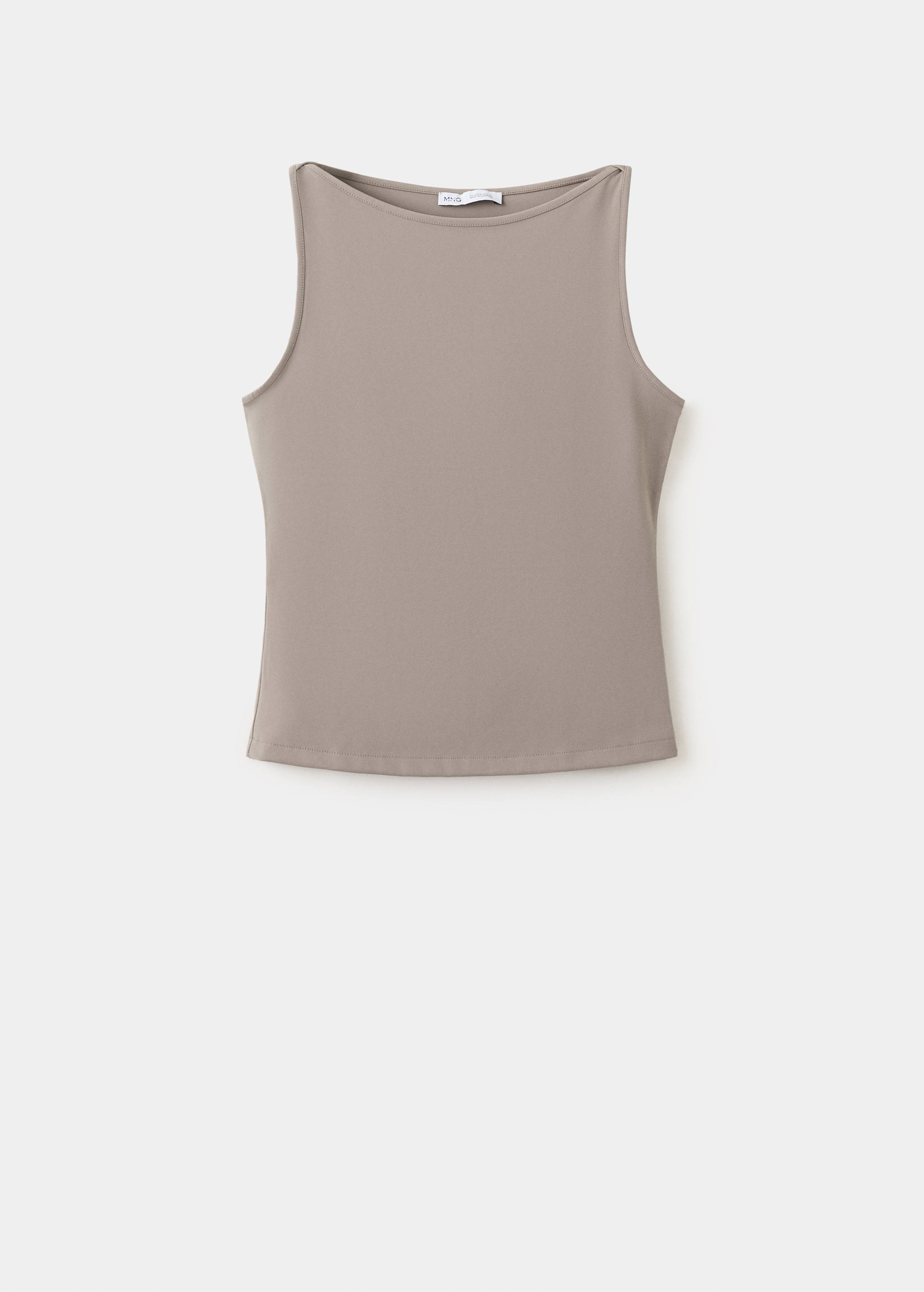 Fitted crop top - Article without model