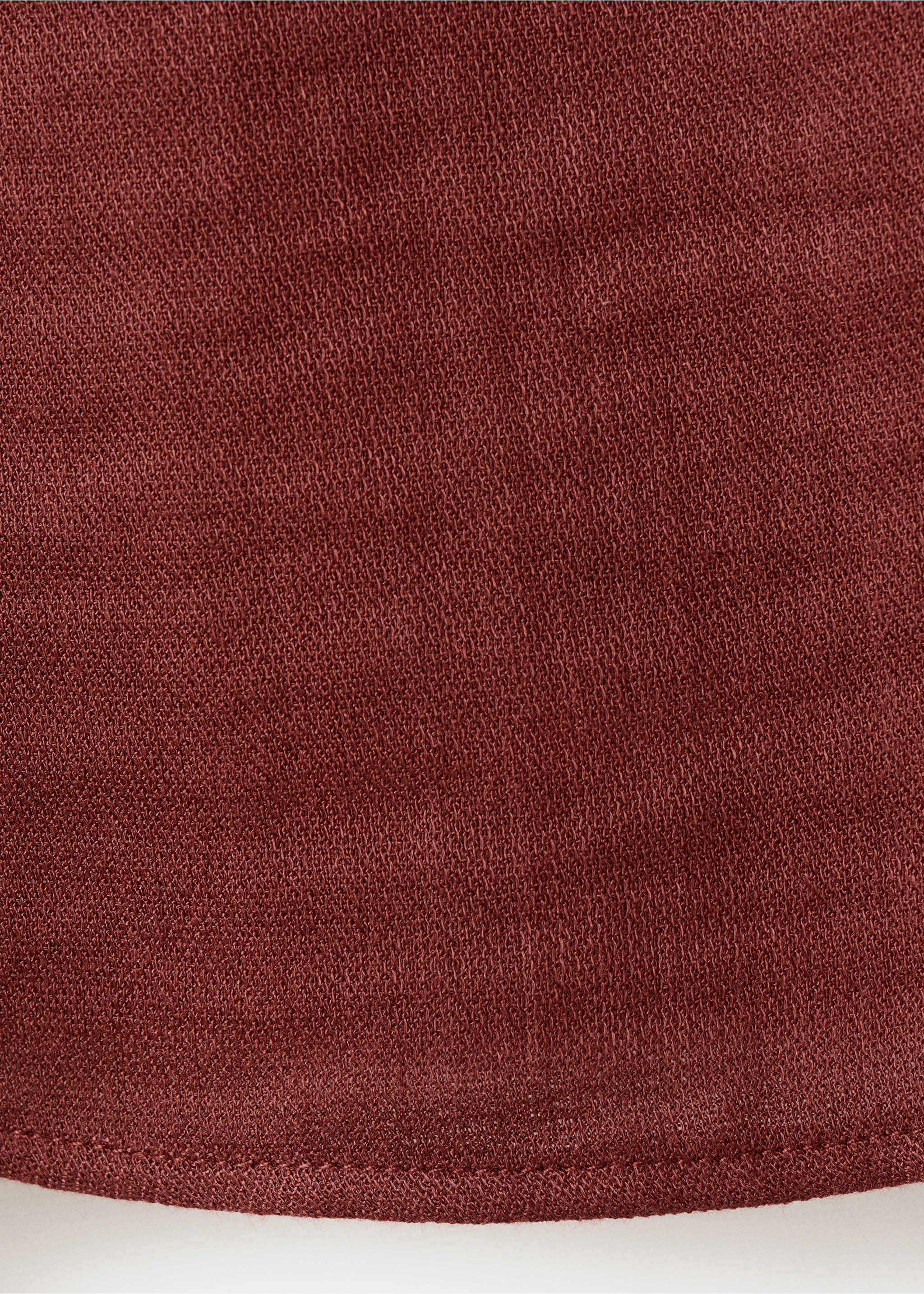 Three-quarter sleeve blouse - Details of the article 0, Red. Ref: 27065829-00.