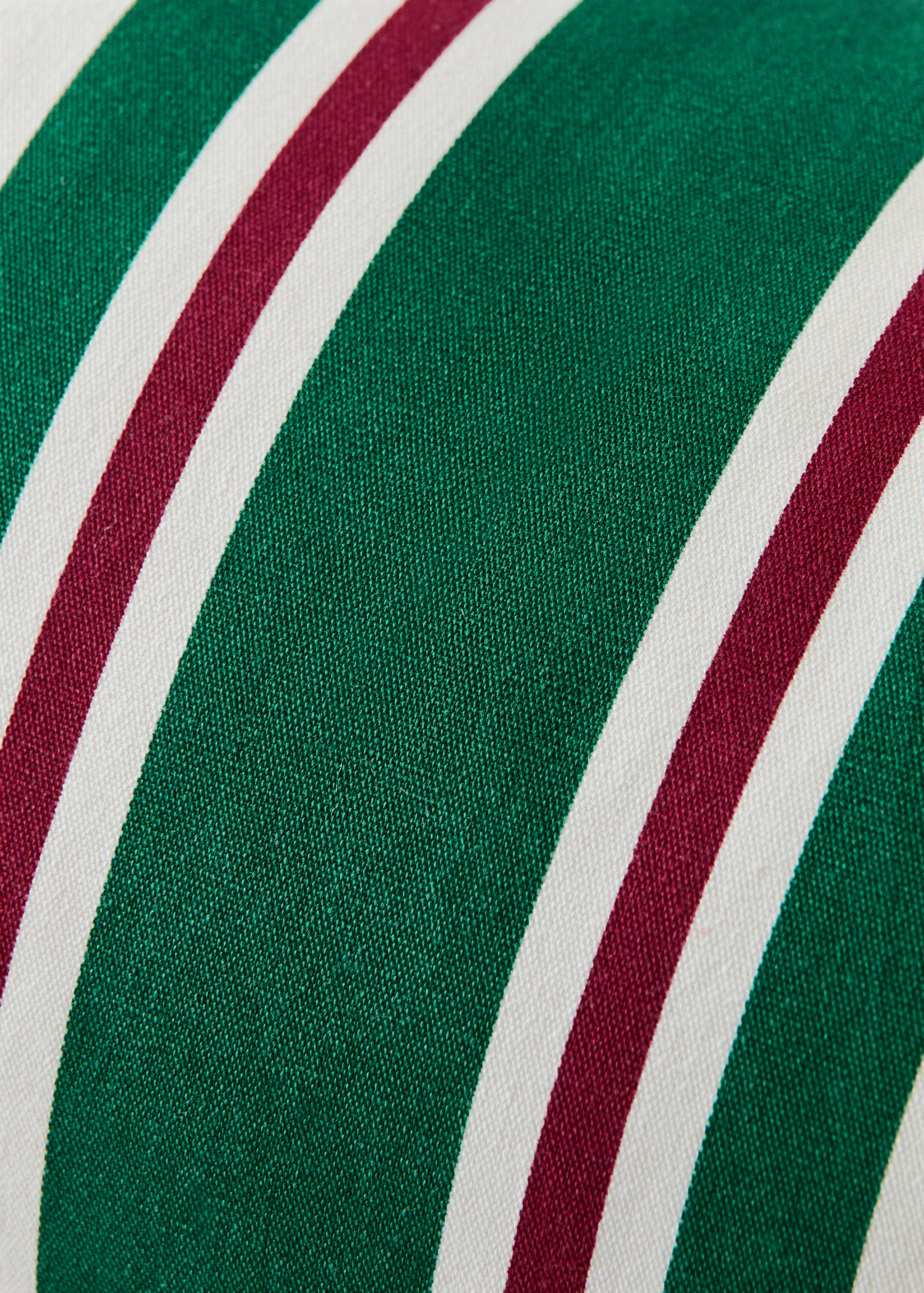 Waterproof striped bolster cushion 20x50 cm - Details of the article 3