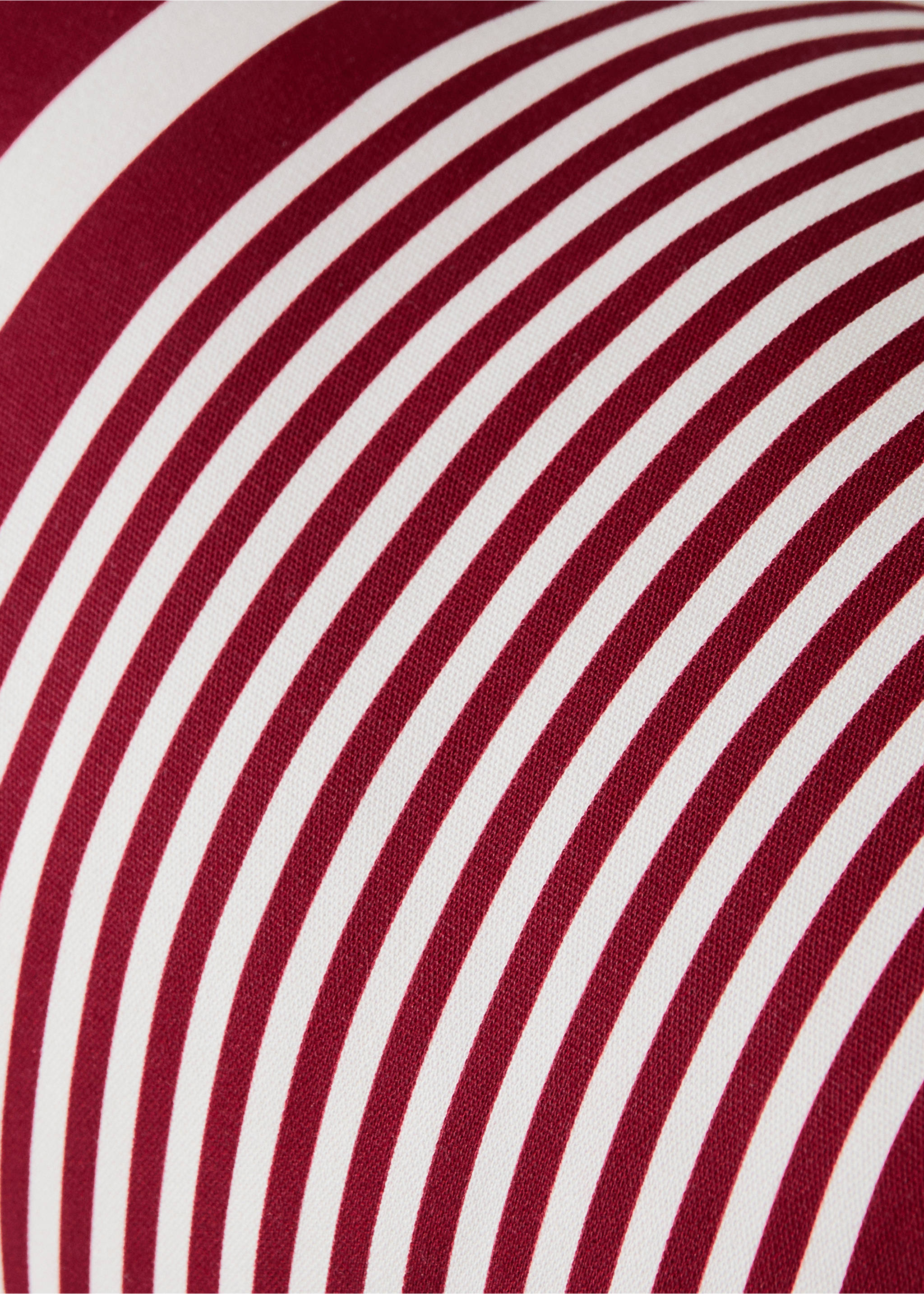 Vízálló csíkos bolster párna 20x50 cm - A termék adatai 3, Piros. Ref: 27065832-00.