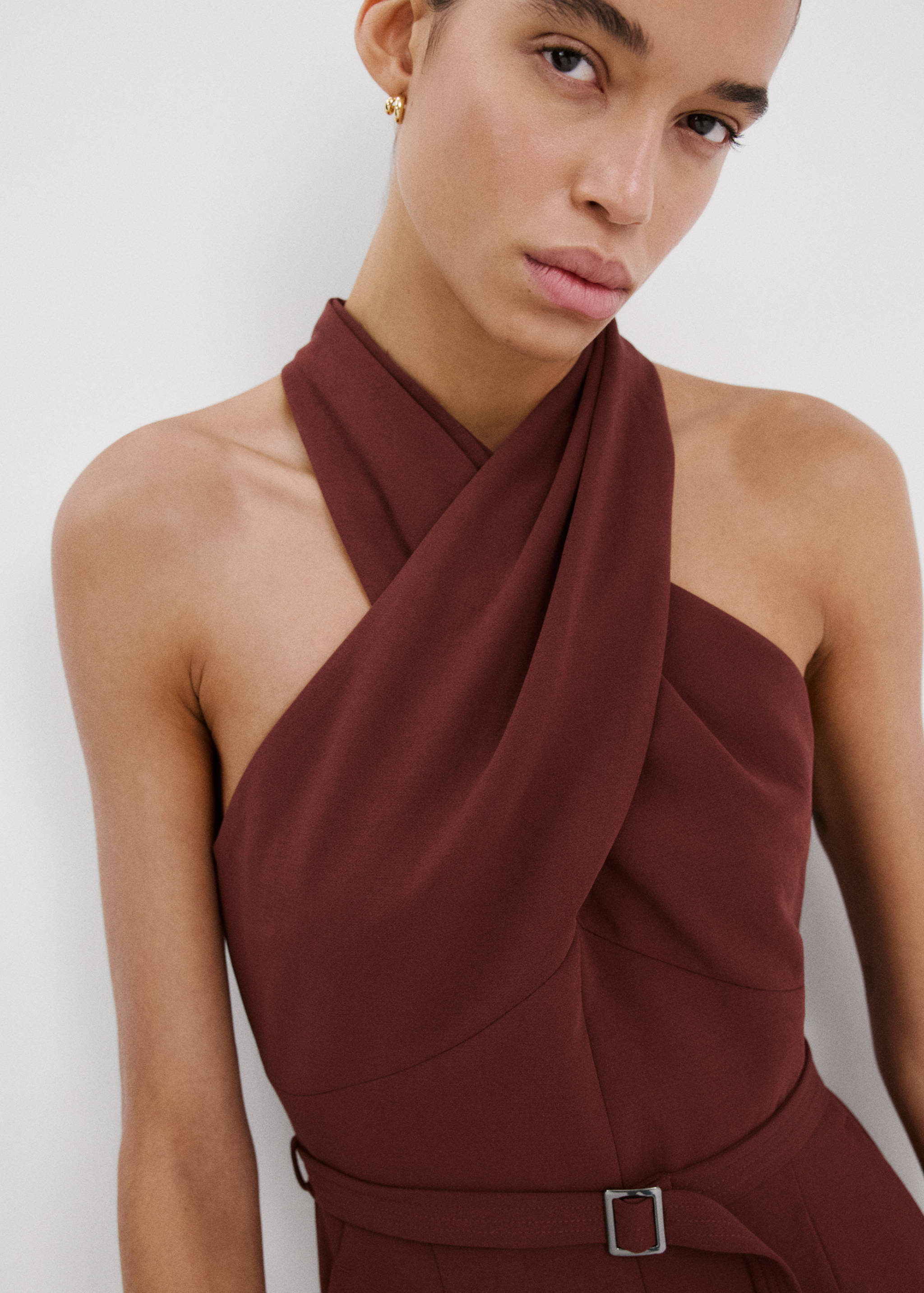 Belt wrap jumpsuit - Details of the article 1