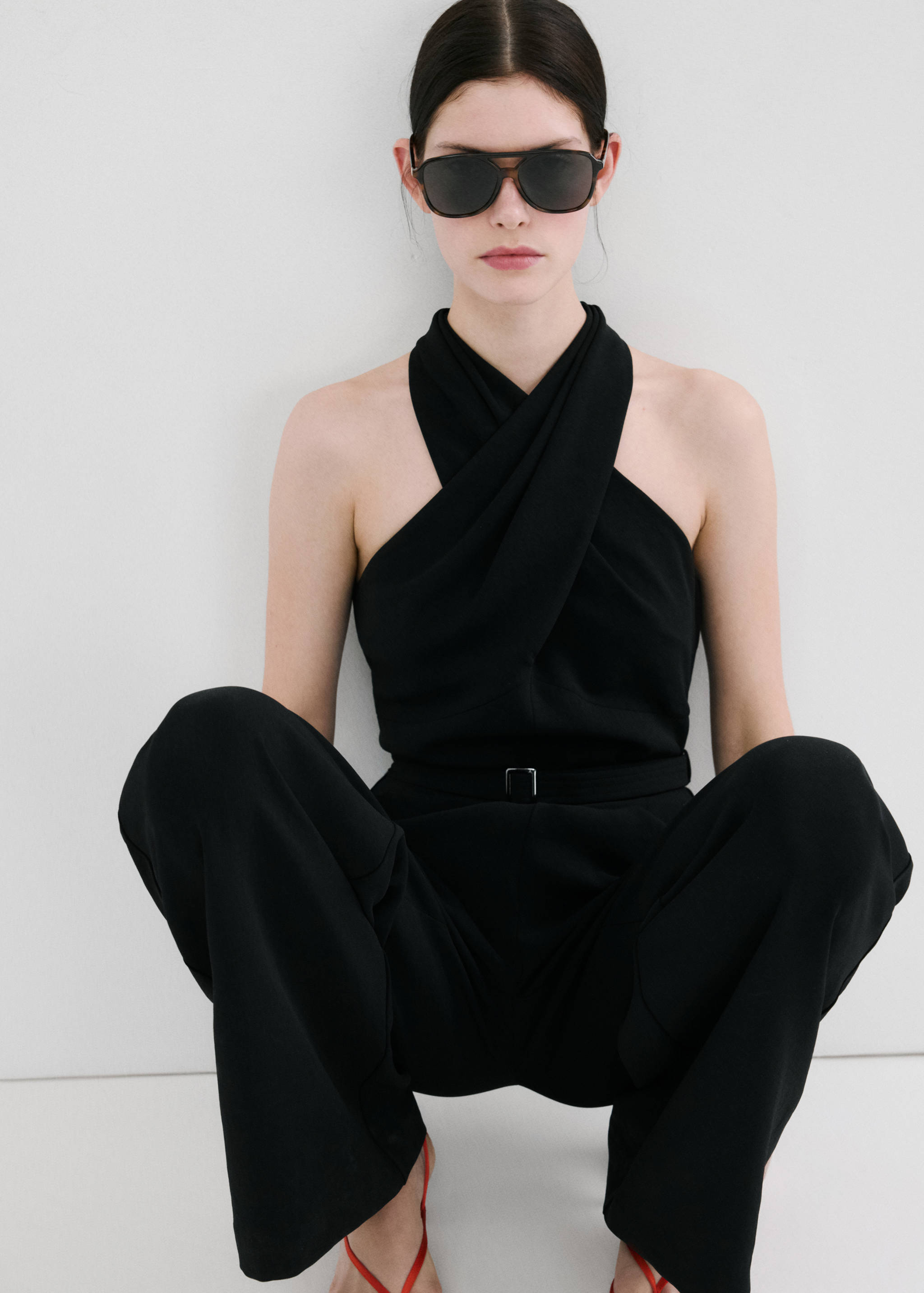 Belt wrap jumpsuit - Details of the article 2